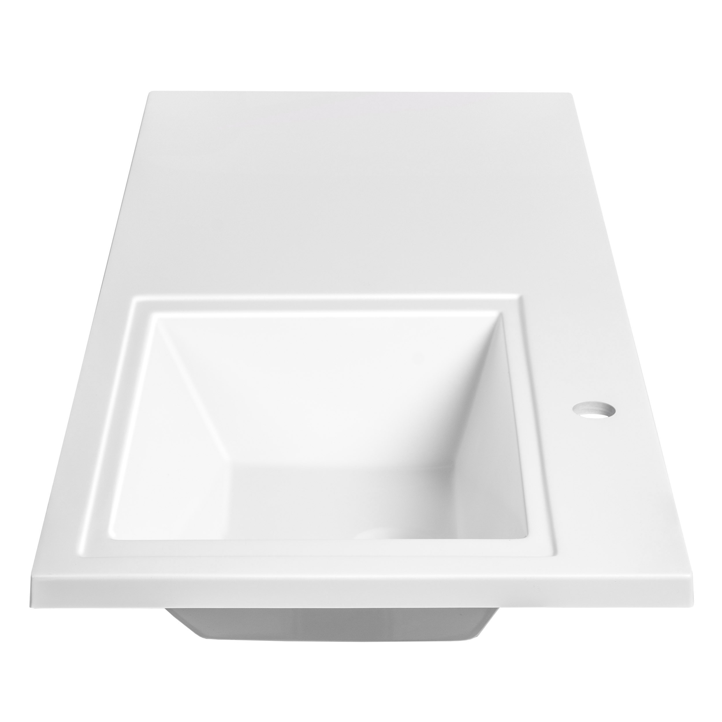 Изображение товара Раковина Konsensa Терни/Рейкъявик 120 см правая накладная из литьевого мрамора