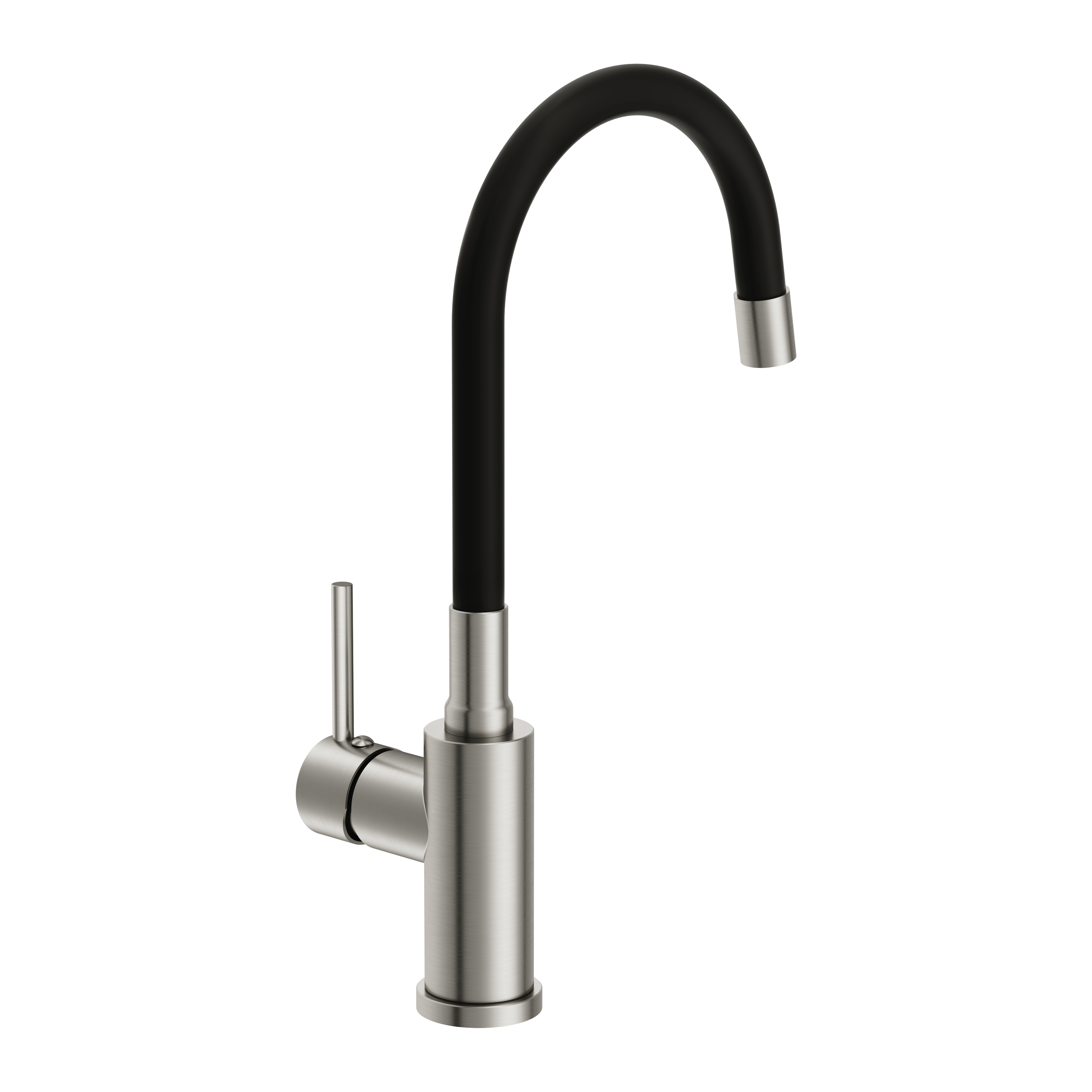 Изображение товара Смеситель для кухни Cersanit Melar с поворотным изливом 24 см никель