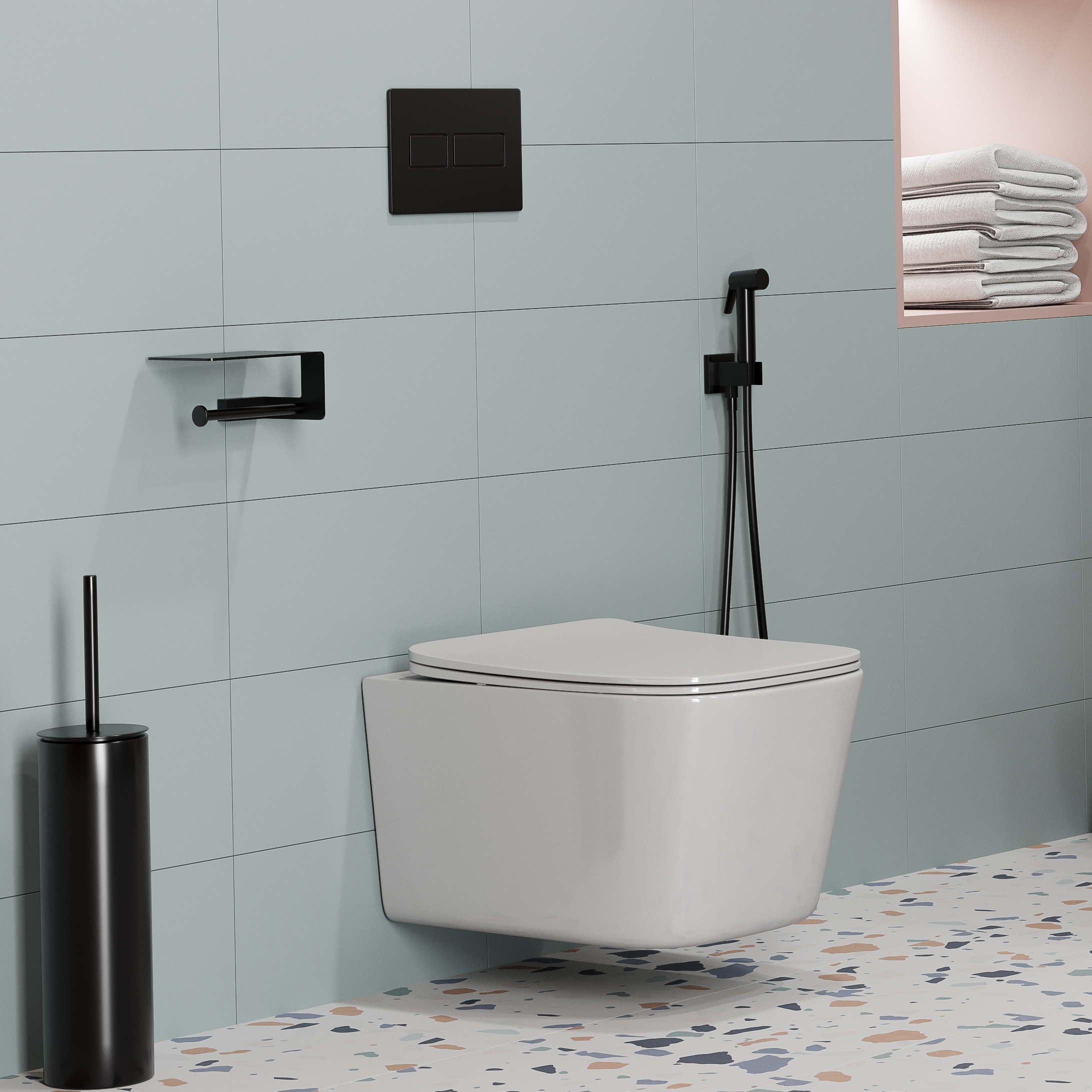 Изображение товара Плитка настенная Kreaforta Mersey Mono 20x40 см матовая мята для внутренней отделки