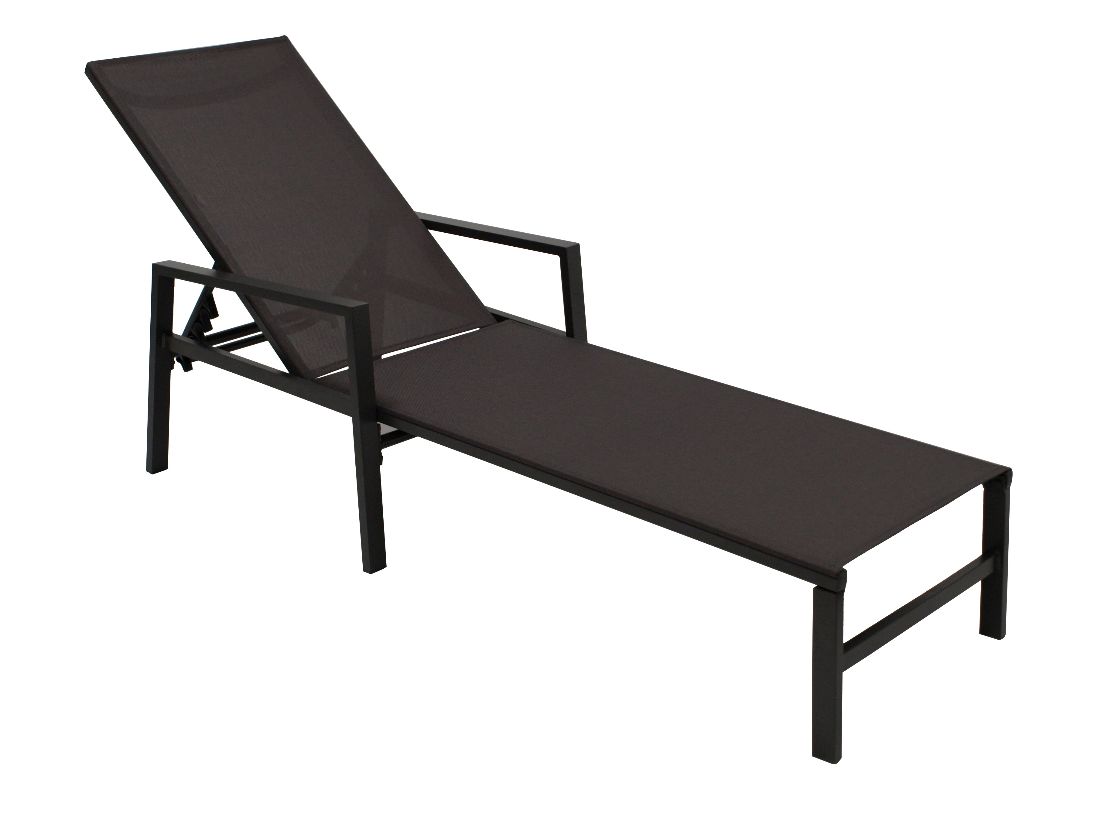 Изображение товара ШезЛонг Stremmel import und handel gmbh Tocca 192 см х 63 см х 93.5 см алюМиний/текстилен серый/серебристый