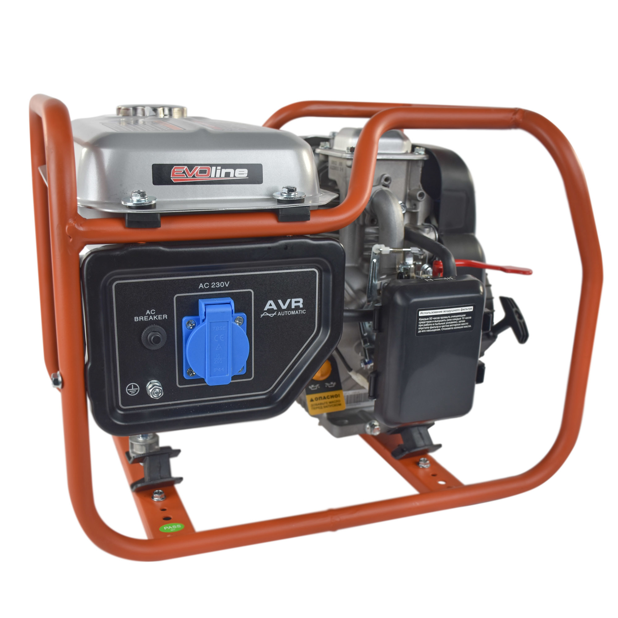 Изображение товара Бензиновый генератор EVOline PB 1800 1.5 кВт для дома и бизнеса