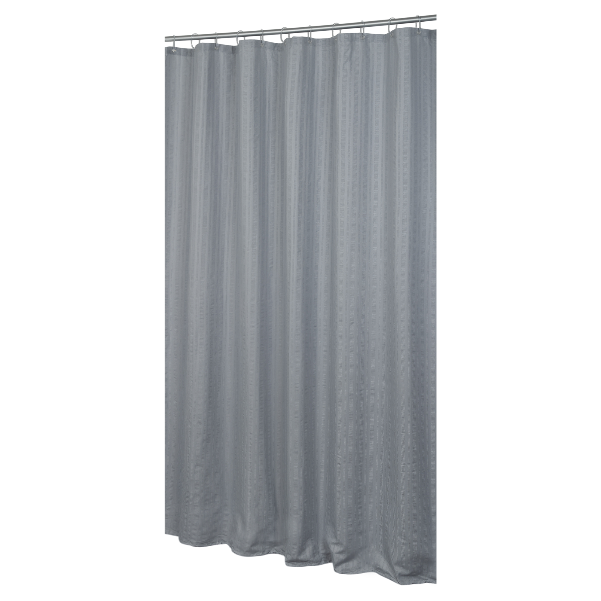 Изображение товара Штора для ванной Swensa Swanny 200x180 см светло-серая водоотталкивающая ткань