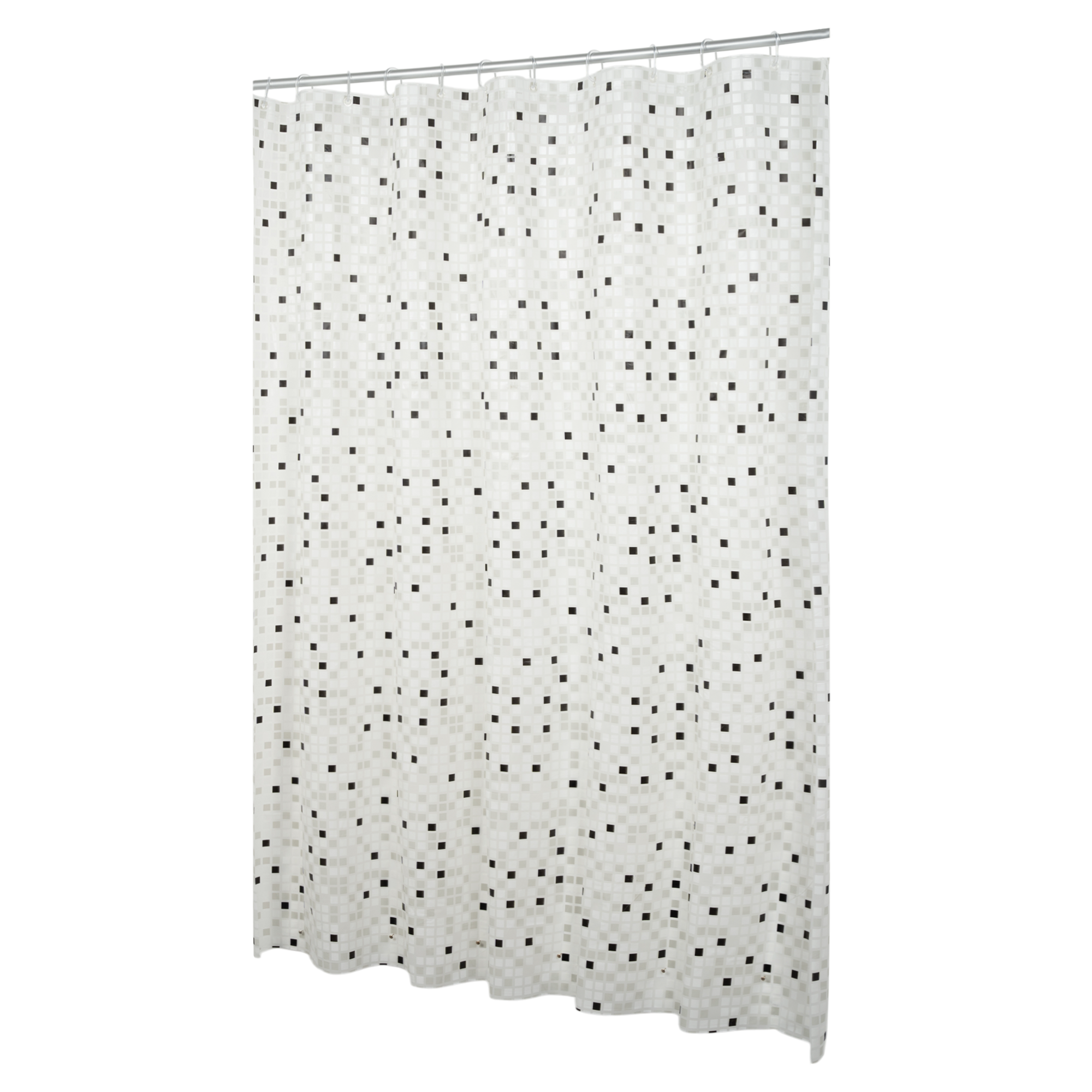 Изображение товара Штора для ванной Swensa Ping SWC-55-02 180x180 см PEVA цвет бело-серый