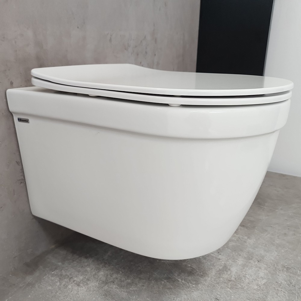 Изображение товара Комплект инсталляция Grohe Rapid SL 38721001 с унитазом Bloomix Rapid SL1233R/UF3 безободковый, цвет белый