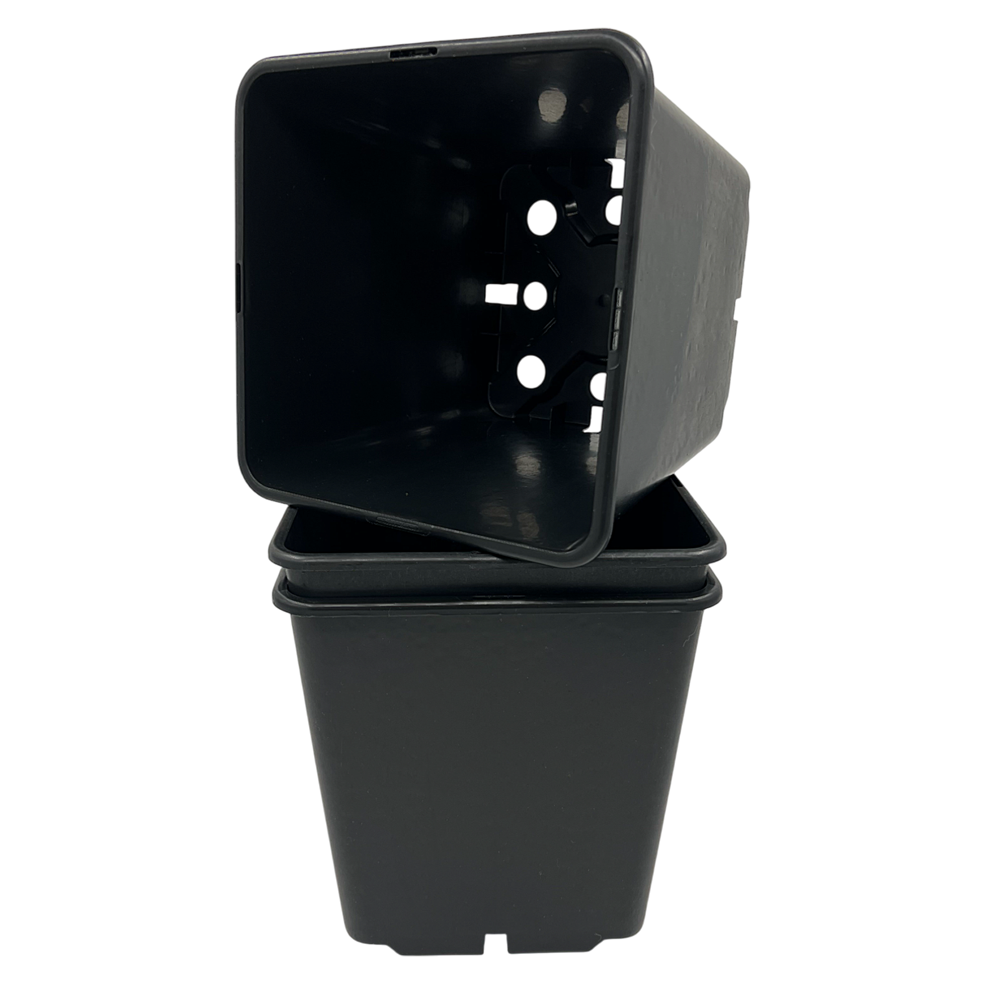 Изображение товара Горшок для растений пластик 1 ячейка 3 шт набор 11 л диаметр 24 см зеленый