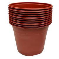 Изображение товара Горшок для рассады ГазонCity Color терракотовый 1 л 13x13 см (10 шт)