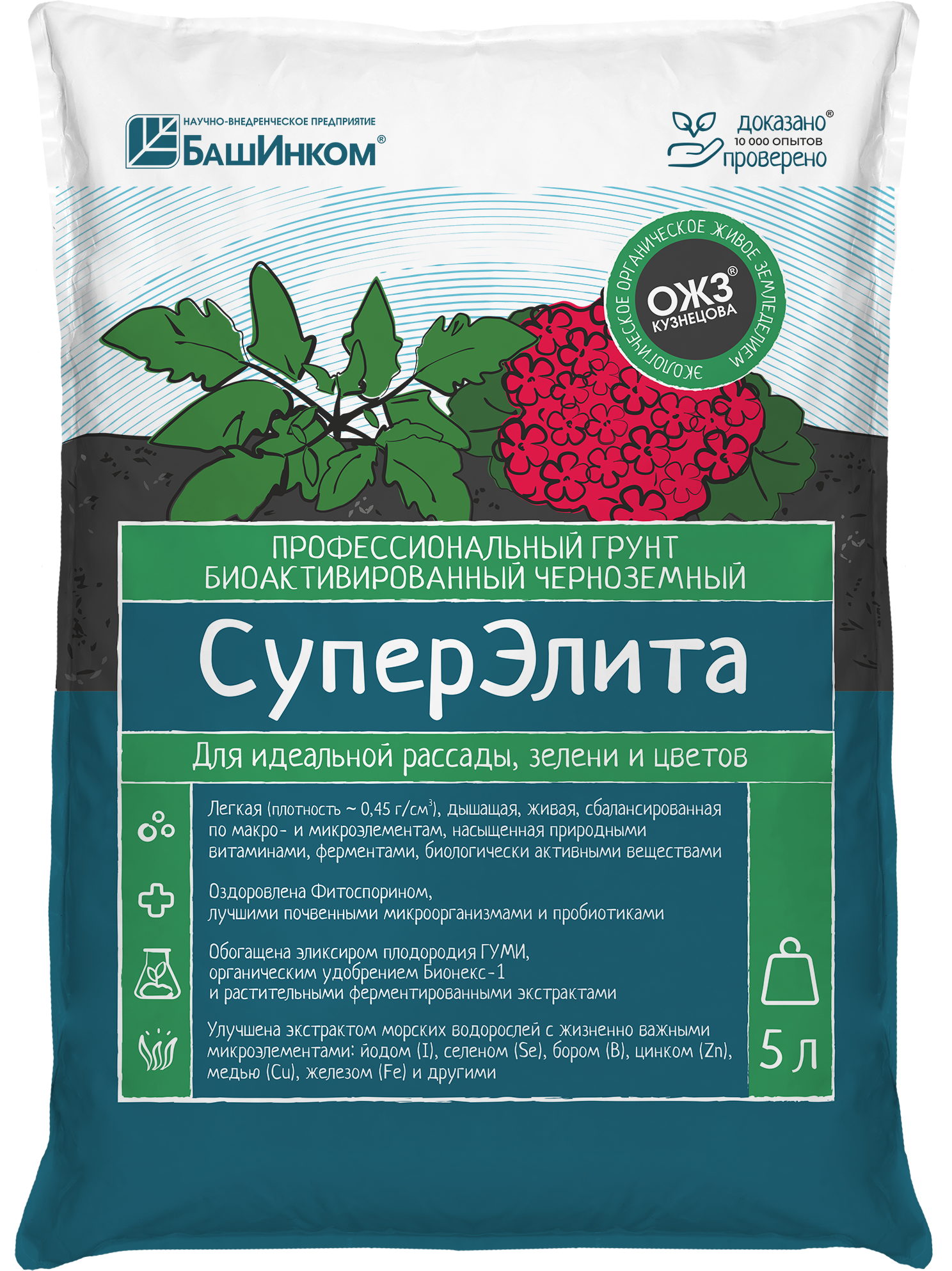Изображение товара Грунт Земля-матушка Супер Элита универсальный 5 л