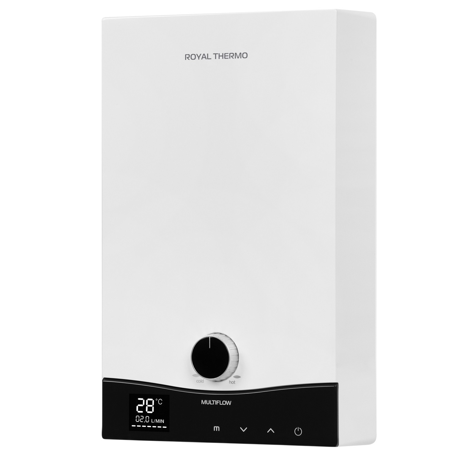 Изображение товара Проточный водонагреватель электрический Royal Thermo NPX 8 Multiflow 8.8 кВт бело-черный
