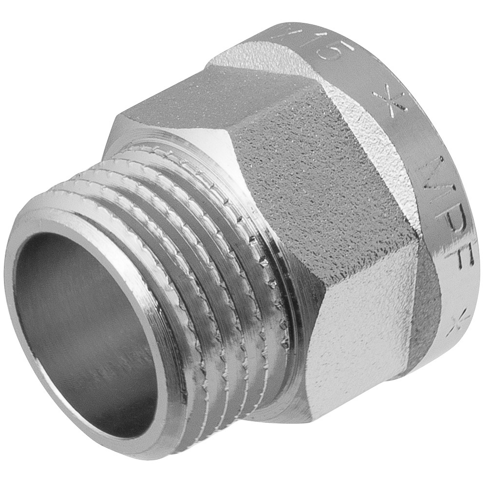 Изображение товара Удлинитель шестигранный MPF 1/2"x15 мм ВР-НР латунь