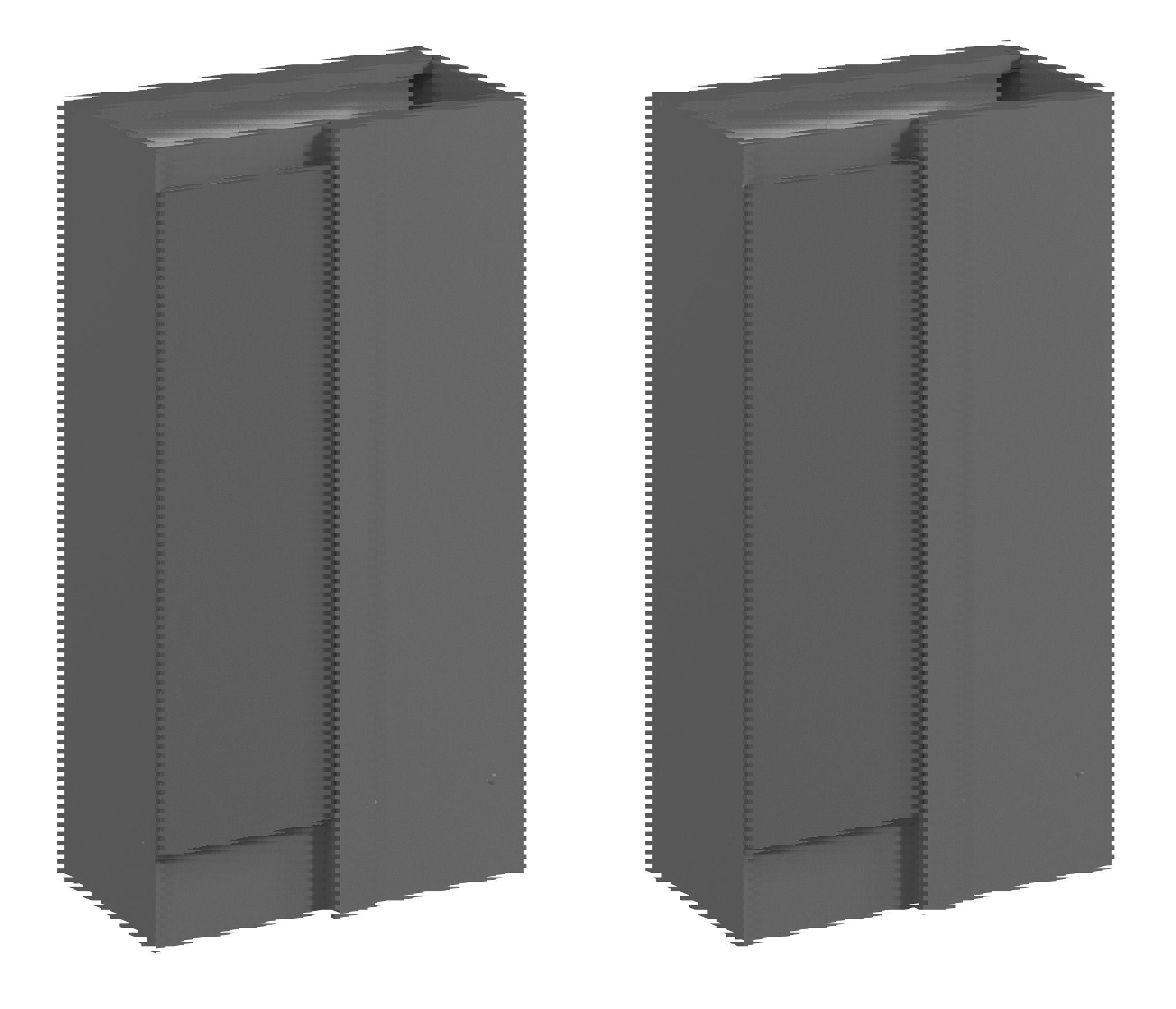 Изображение товара Модуль Леон Столплит 86.4 x 81.8 x 49.1 см МДФ цвет серый