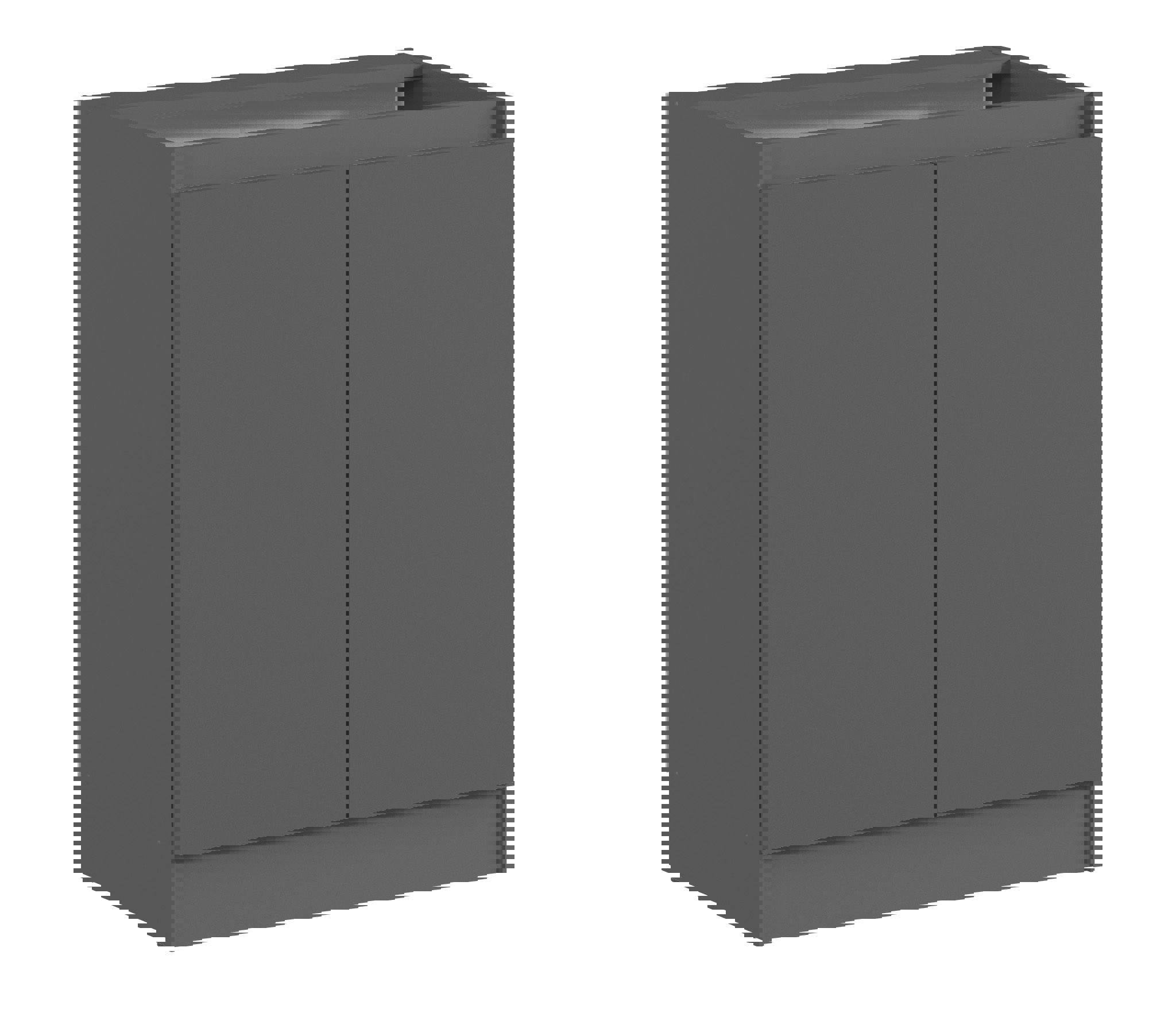 Изображение товара Леон ЛНС-80 — напольный шкаф, 80x81.8x46 см, Диамант серый