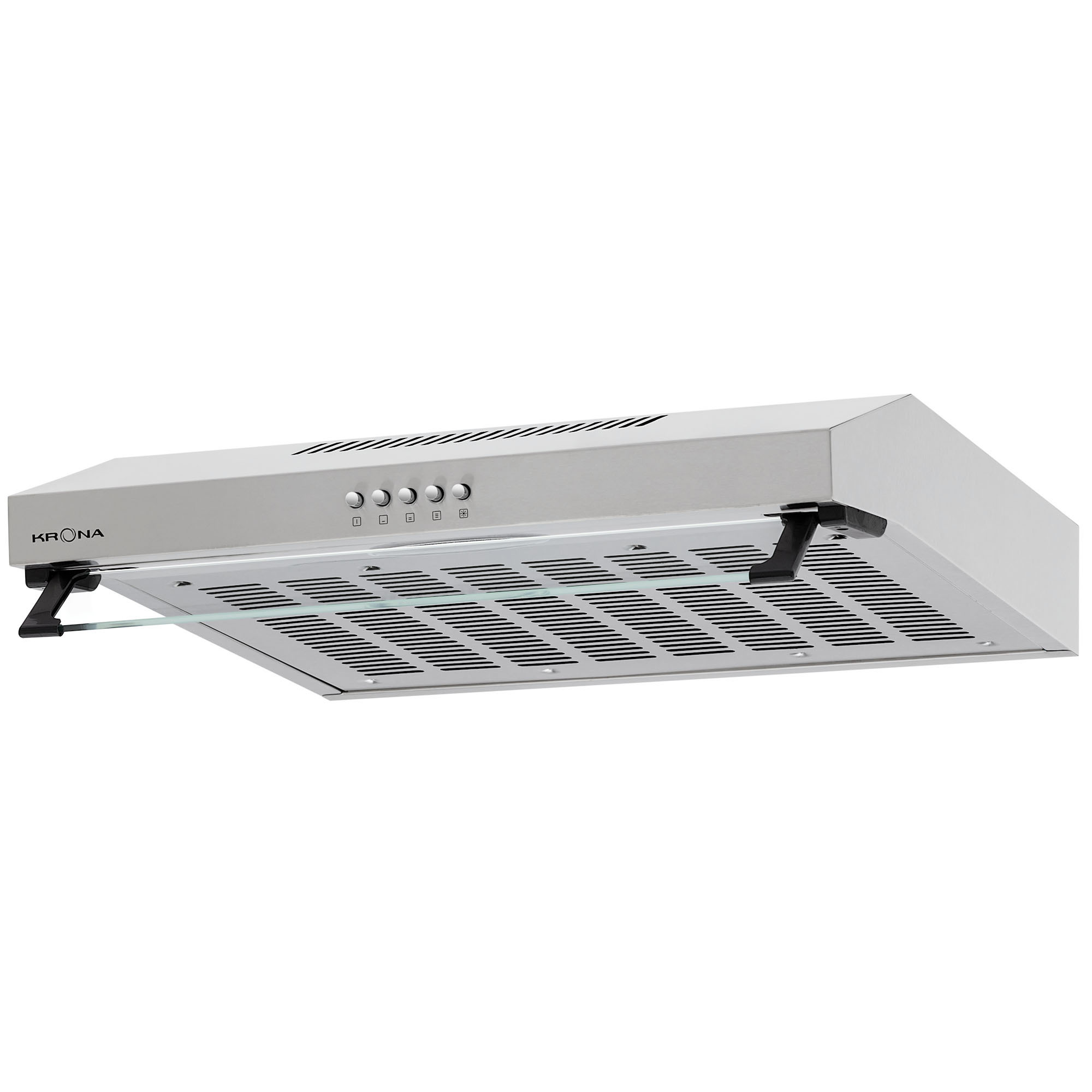 Изображение товара Встраиваемая вытяжка KRONA OSTEN 49.6 см серебристая бесшумная производительность 245 м3/ч