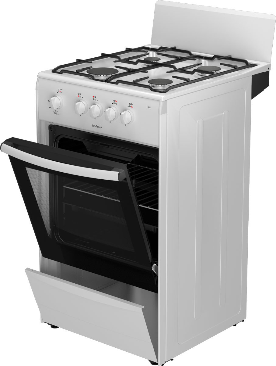 Изображение товара Кухонная газовая плита DARINA A 3001 50x85x56 см белая с газ-контролем