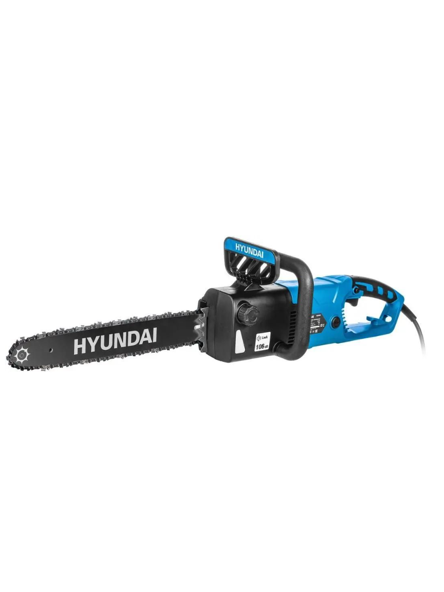 Изображение товара Электропила Hyundai LXE 2420 мощностью 2400 Вт с длиной шины 45.5 см