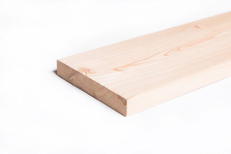 Изображение товара Доска строганая 20x96x1000 мм сосна Оптима