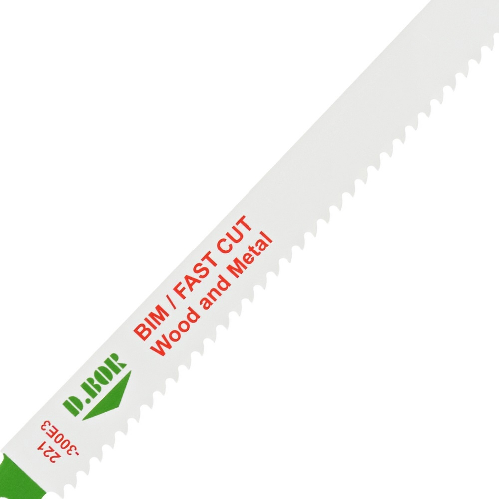 Изображение товара Полотно для сабельной пилы D.Bor 300 мм 2 шт Биметалл для дерева и пластика