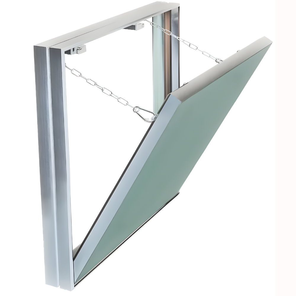 Изображение товара Ревизионный люк под плитку Гиппократ-П 20x40, алюминиевый, Россия