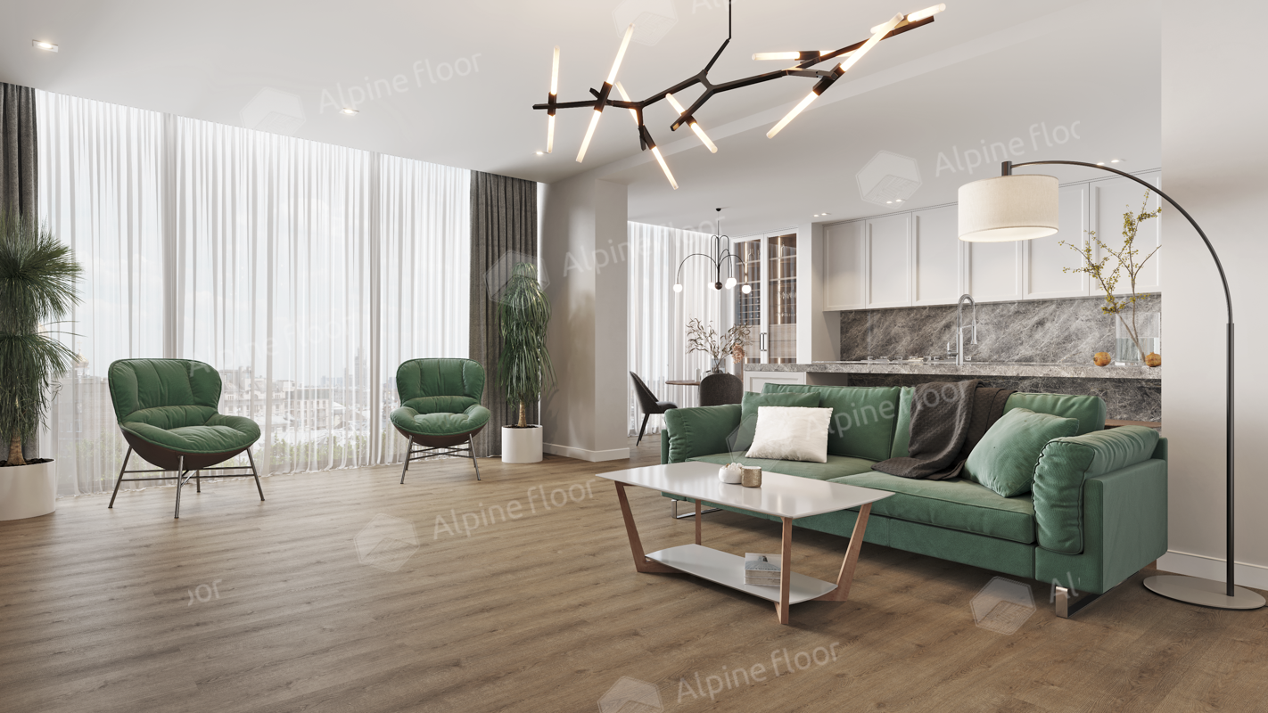 Изображение товара SPC плитка Alpine Floor ECO 14-301 43 класс толщина 4 мм 2.23 м²