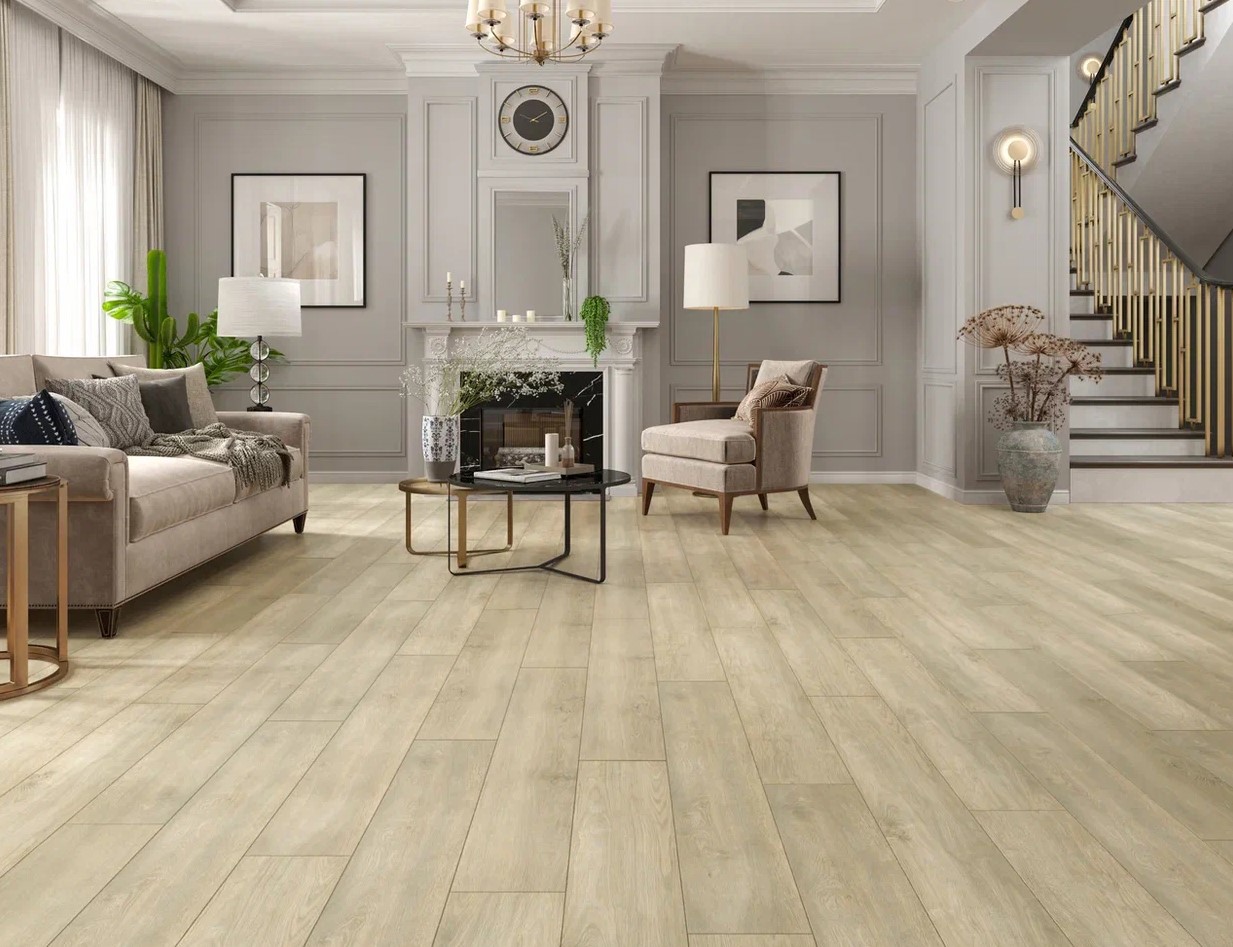 Изображение товара SPC плитка Tulesna Premium с подложкой Isofix Legno 43 класс толщина 8 мм 1.786 м², цена за упаковку