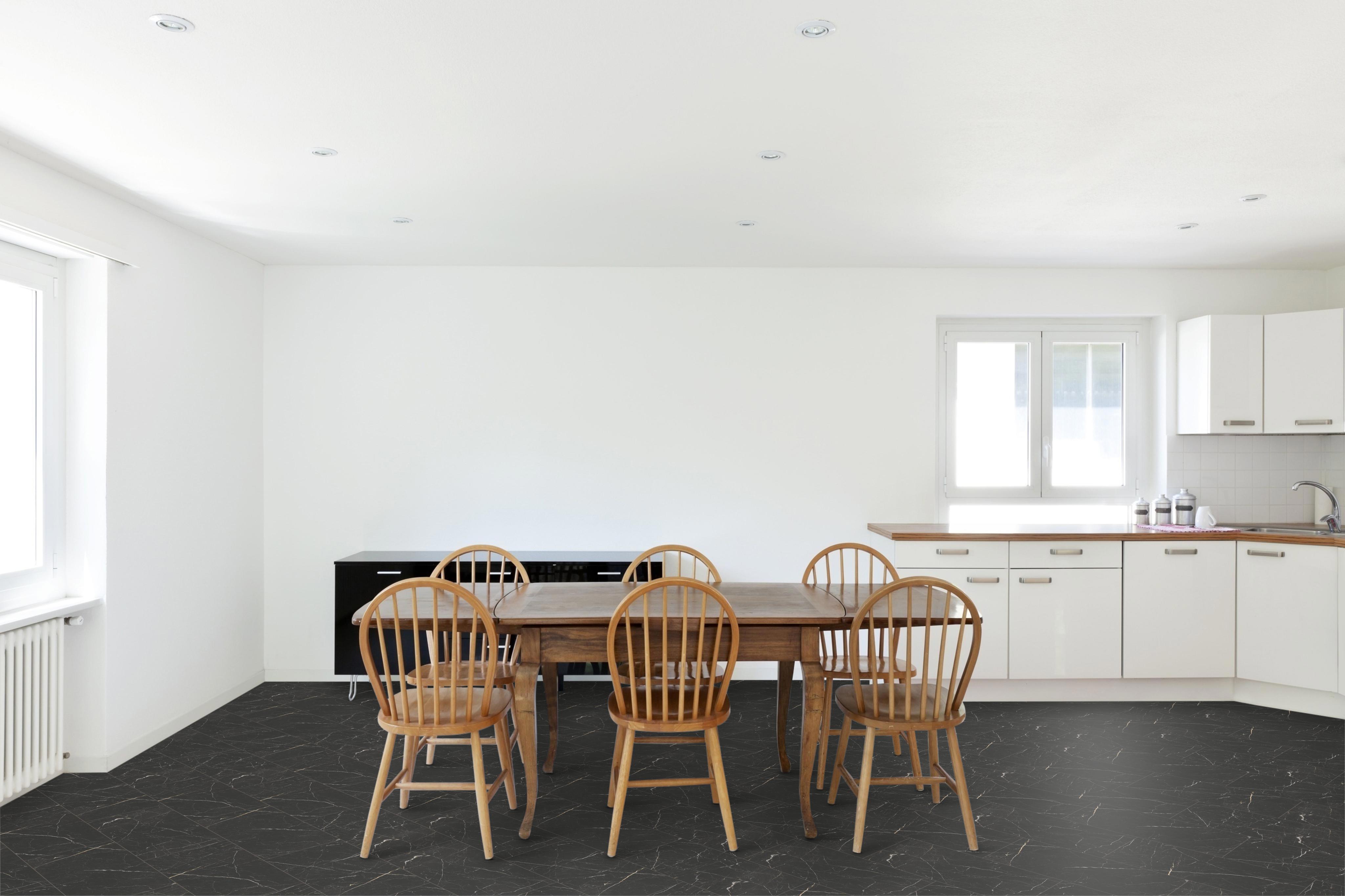 Изображение товара SPC плитка Alpine Floor Stone Неро 43 класс 4 мм, 2.23 м² с каменным декором