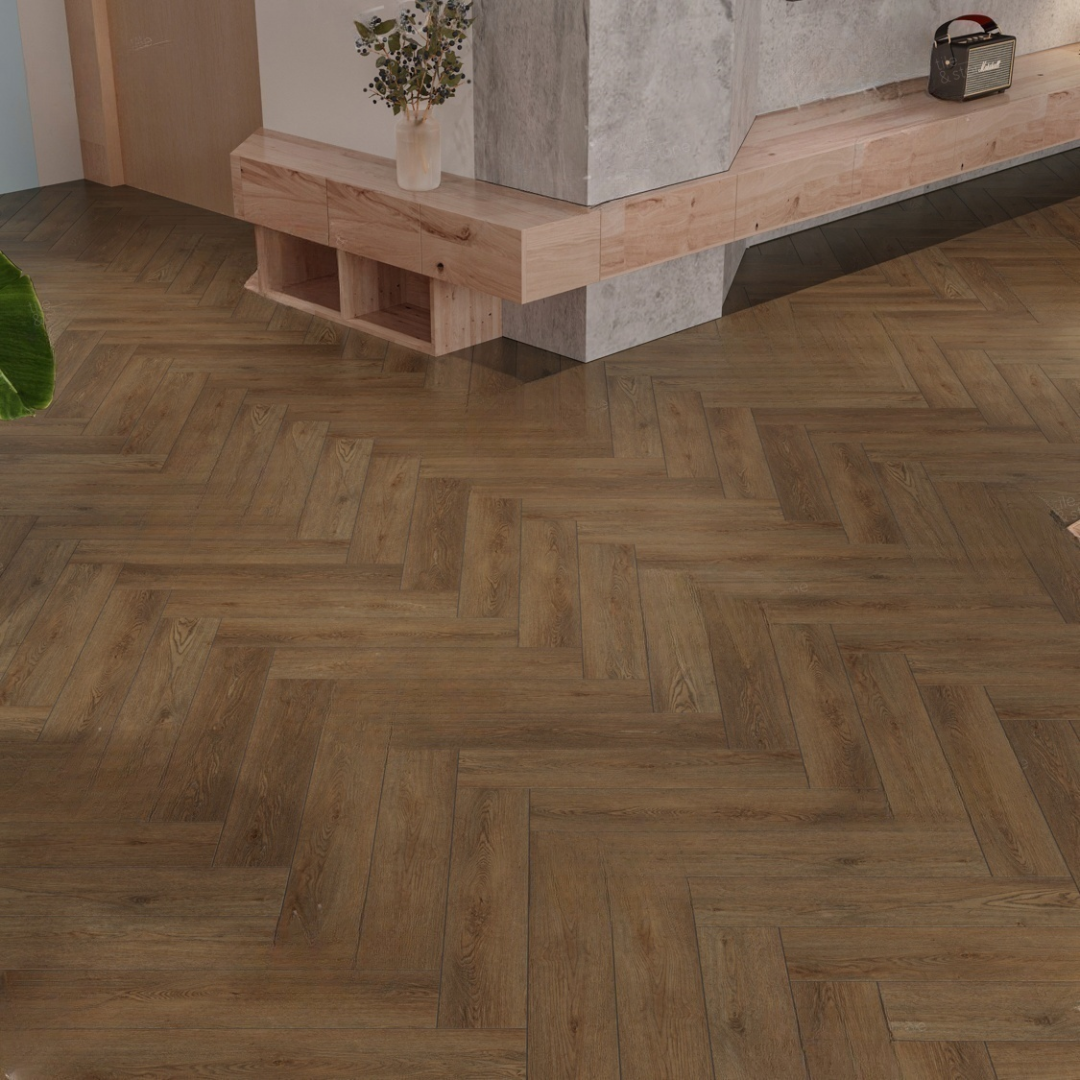 Изображение товара SPC плитка Natisston UNIQUE ёлка Femunn 34 класс толщина 4 мм 1.95 м², цена за упаковку