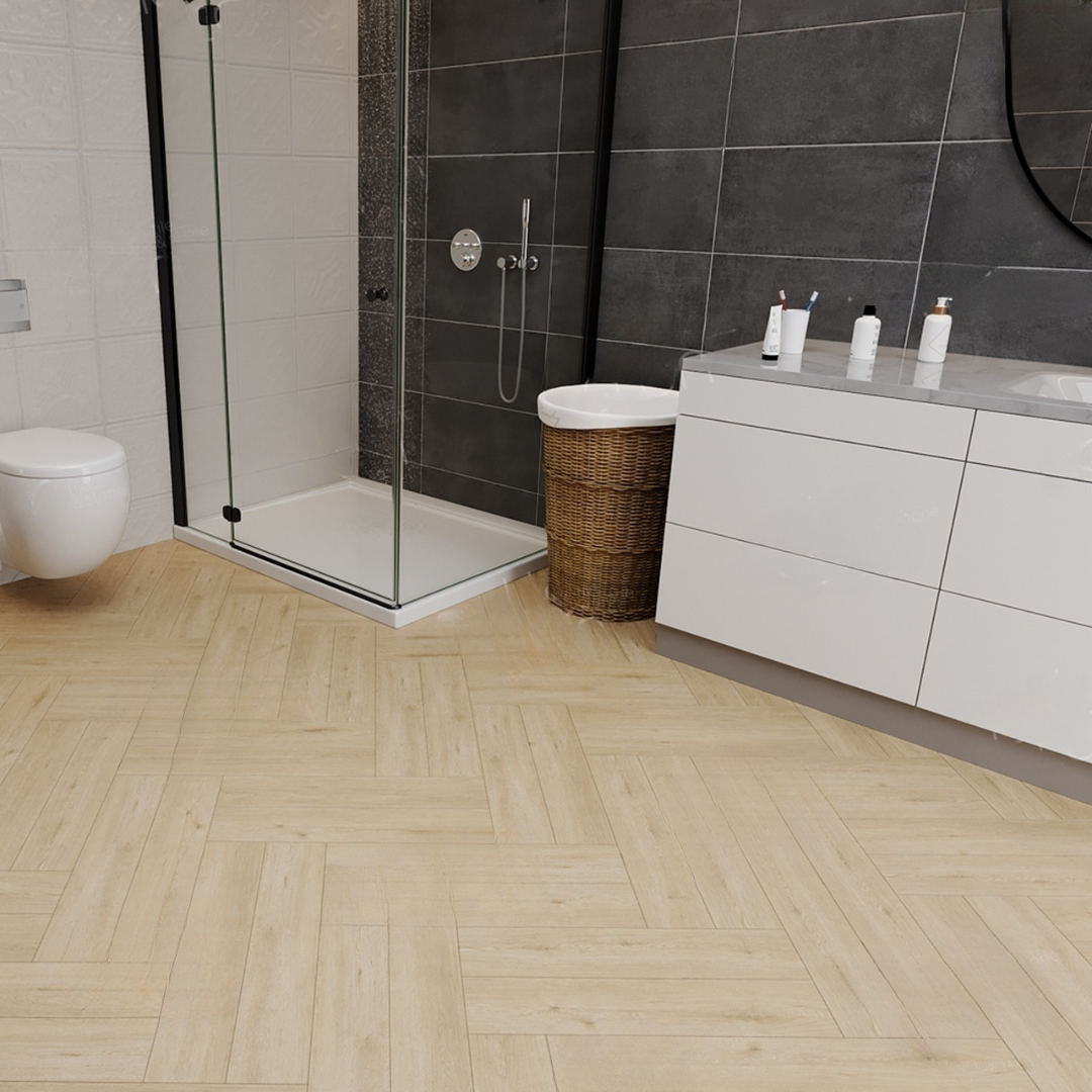 Изображение товара SPC плитка Natisston RUBIS ёлка Stetinden 34 класс толщина 3.50 мм 2.25 м², цена за упаковку