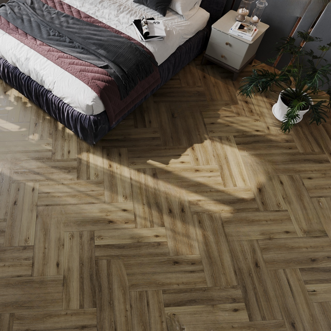 Изображение товара SPC плитка Natisston RUBIS ёлка Kvitegga 34 класс толщина 3.50 мм 2.25 м², цена за упаковку