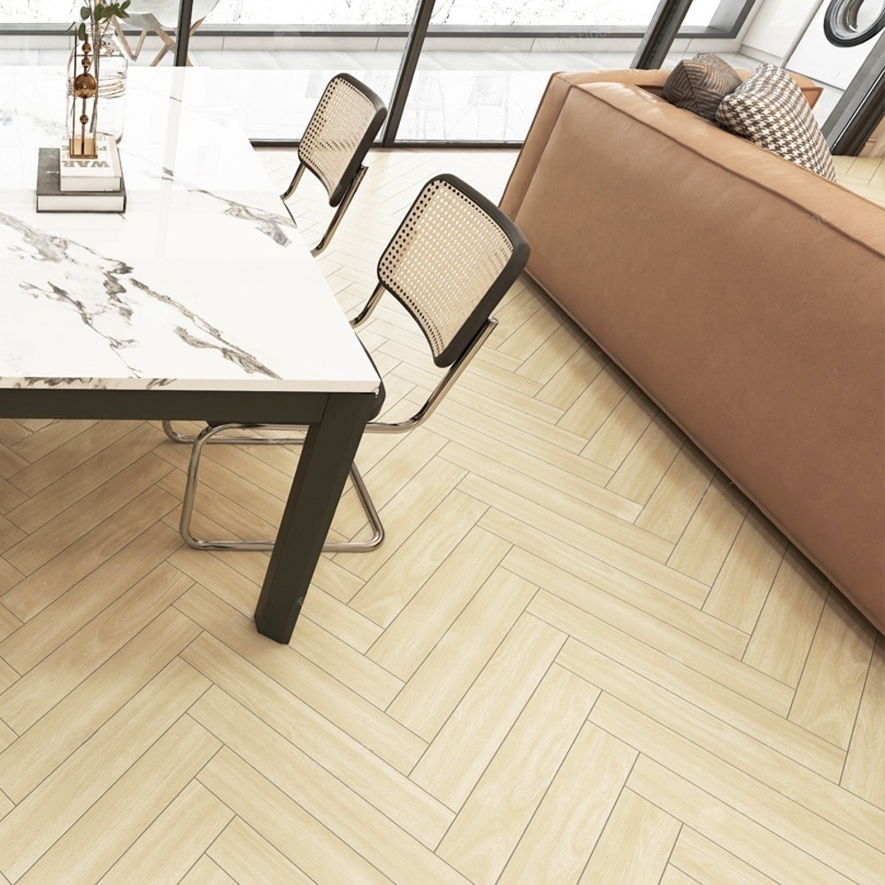 Изображение товара Ламинат Alpine Floor Herringbone Дуб Тоскана 10 мм класс 33 фаска Влагостойкий