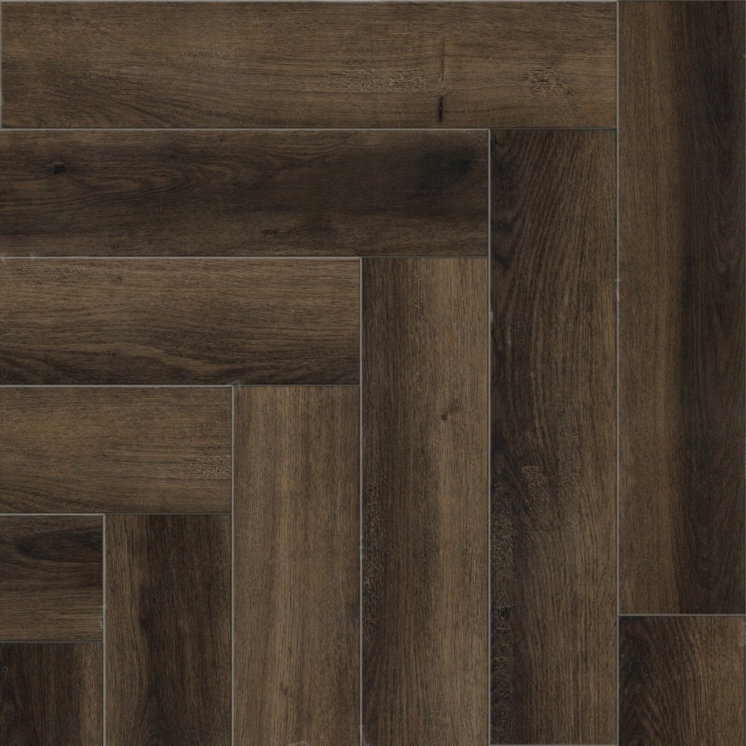 Изображение товара SPC плитка ENSTEN Valland Parquet ёлка ECO Каштан 43 класс толщина 4 мм 1.95 м², цена за упаковку