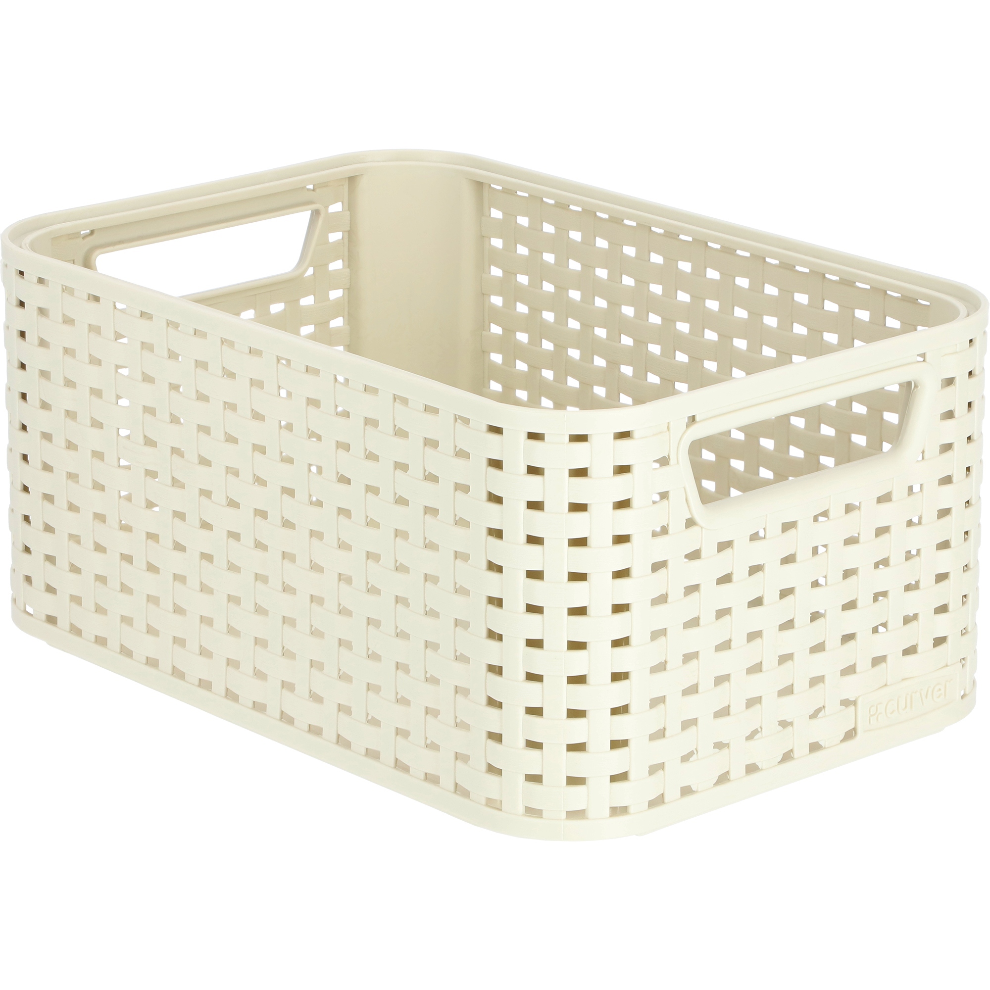 Изображение товара Корзина для ванной комнаты Curver Style 19.40x13x28.50см цвет бежевый Изображение товара Корзина для ванной комнаты Curver Style 19.40x13x28.50см цвет бежевый