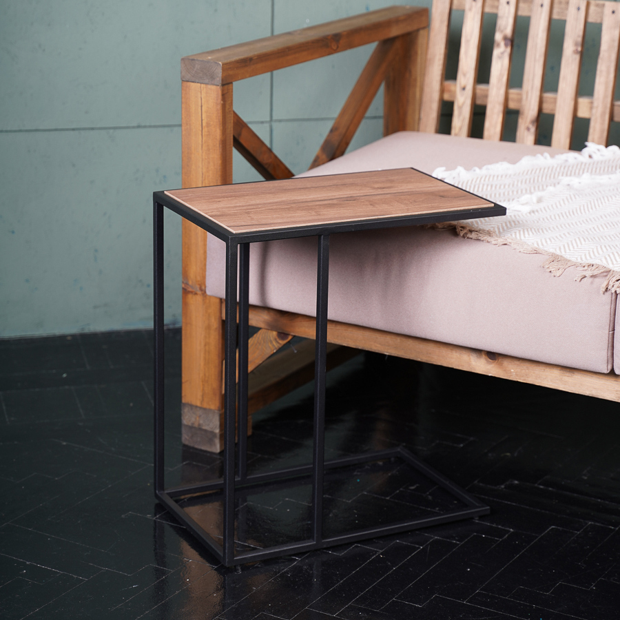 Изображение товара Приставной столик прямоугольный Frenesie 51.5x31.5x57 см коричневый