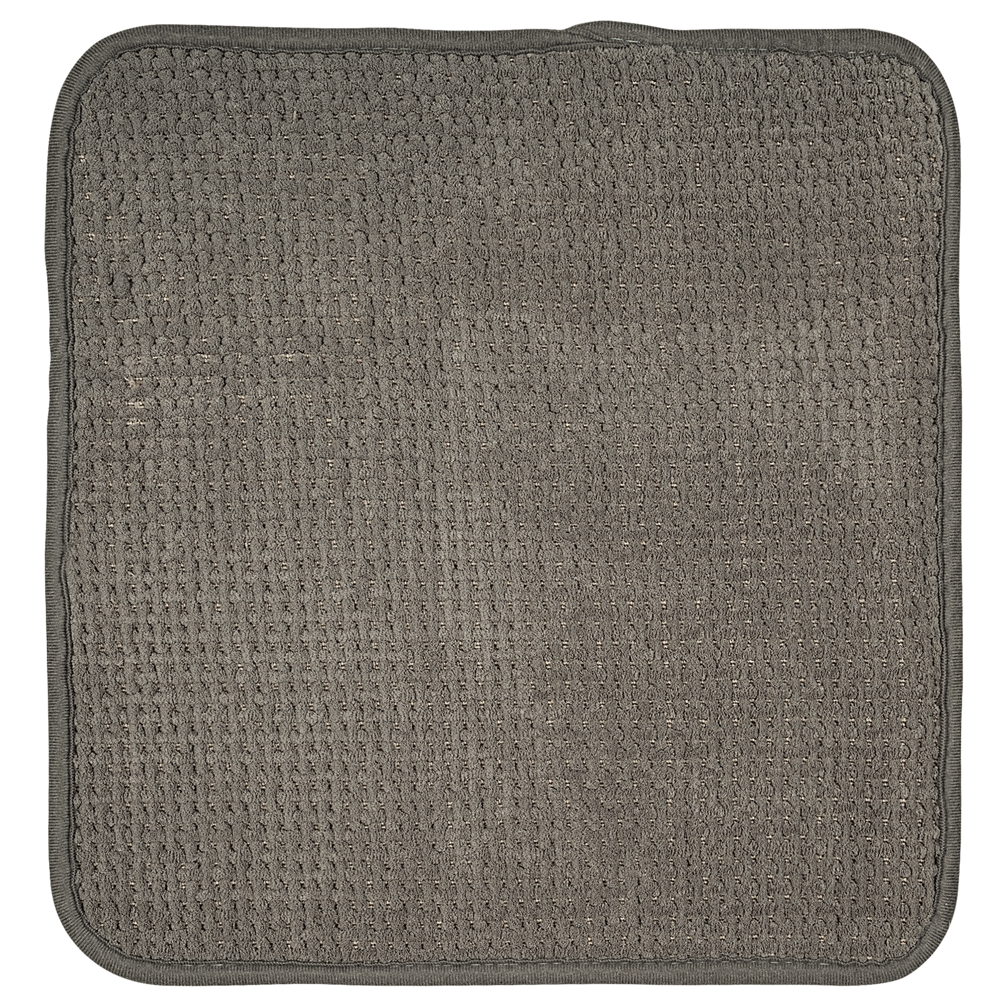 Изображение товара Коврик для туалета Swensa Slot 50x50 см серо-коричневый противоскользящий