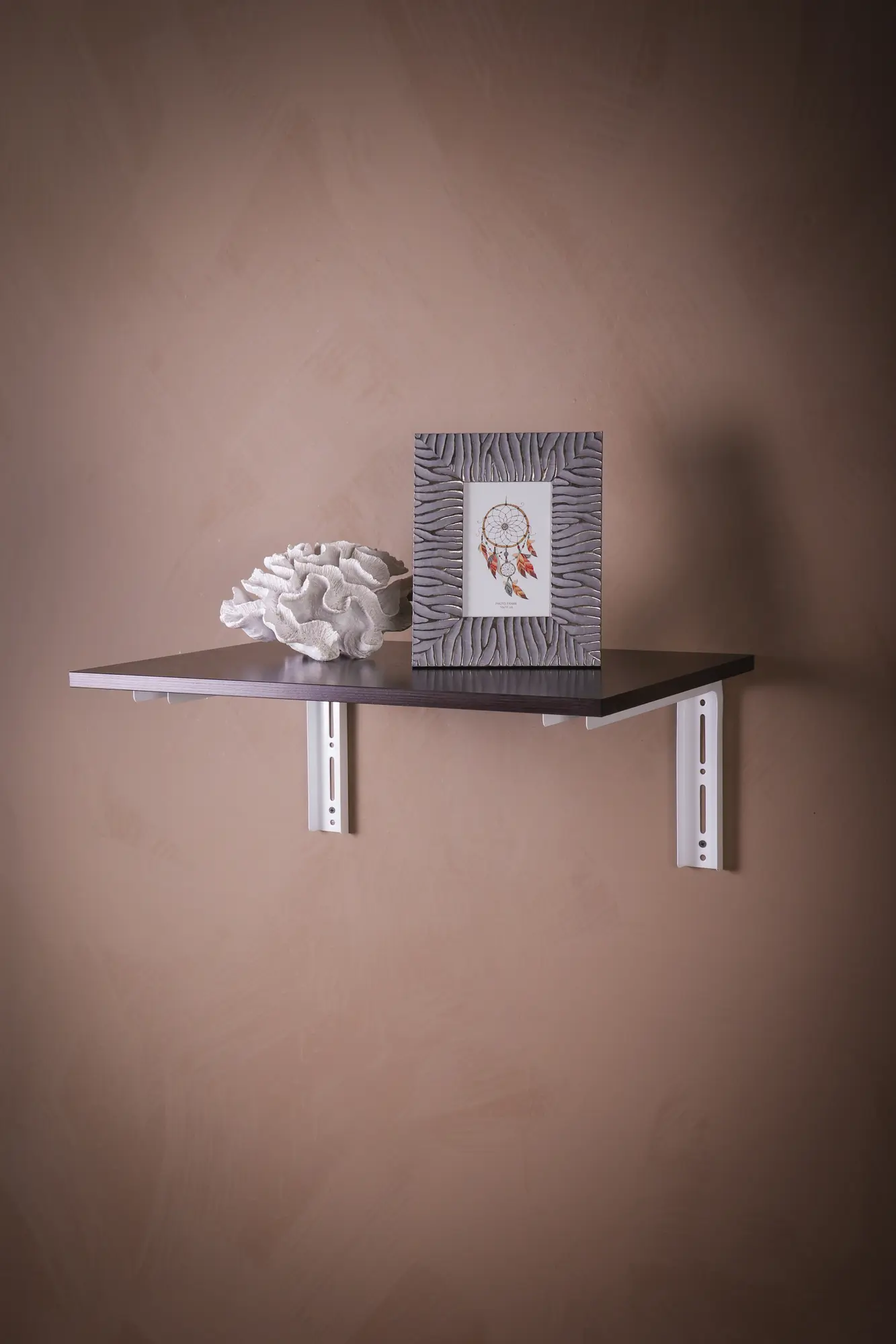 Кронштейн Larvij Modern1 21.5x35 см сталь нагрузка до 40 кг цвет белый - 4
