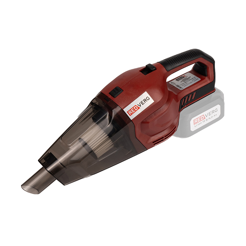Изображение товара Вертикальный аккумуляторный пылесос REDVERG RD-CVC18/U 150 Вт, 0.7 л, красный