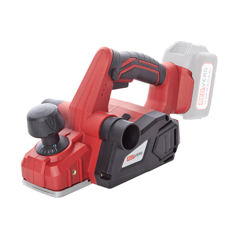 Изображение товара Аккумуляторный рубанок REDVERG RD-P18/U 18 В, 82 мм, без АКБ и ЗУ, легкий и удобный