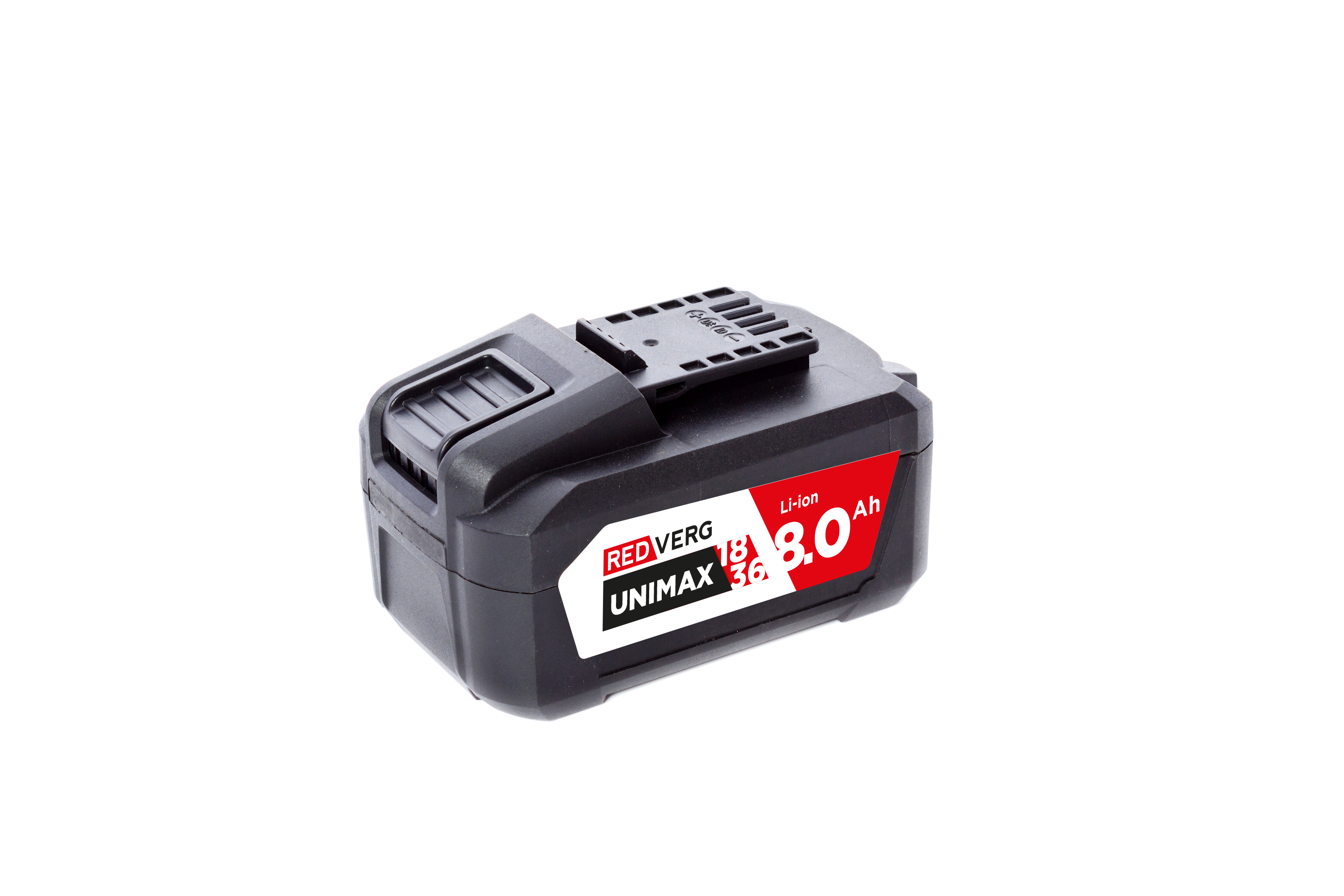 Изображение товара Аккумулятор Redverg 730061, Li-Ion 18В 8 Ач