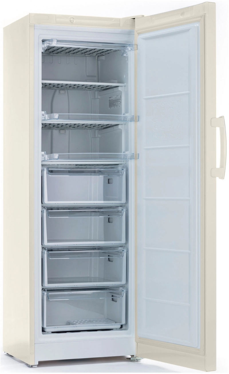 Изображение товара Отдельностоящая морозильная камера Indesit DSZ 5175 E 275л бежевый 43 дБ