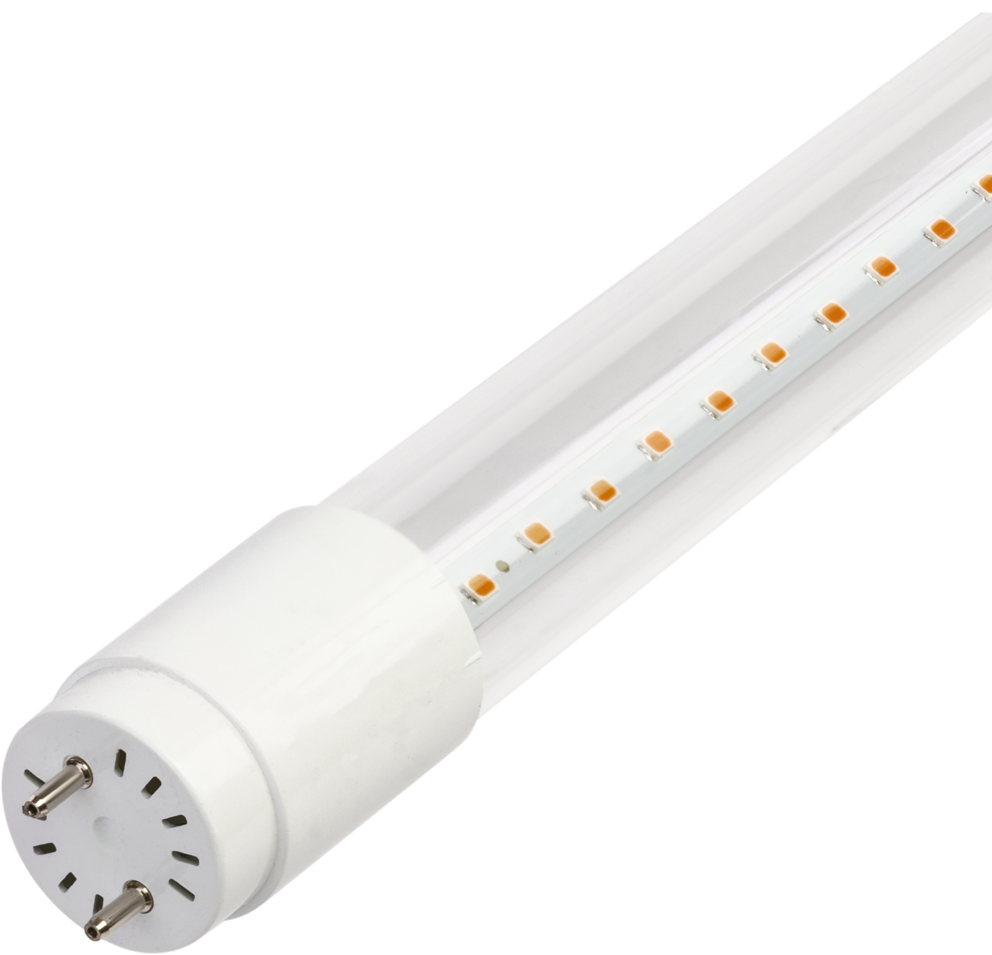 Фитолампа светодиодная линейная для растений TDM Electric Т8 G13 230 В 9 Вт туба красно-синий спектр розовый свет - 2