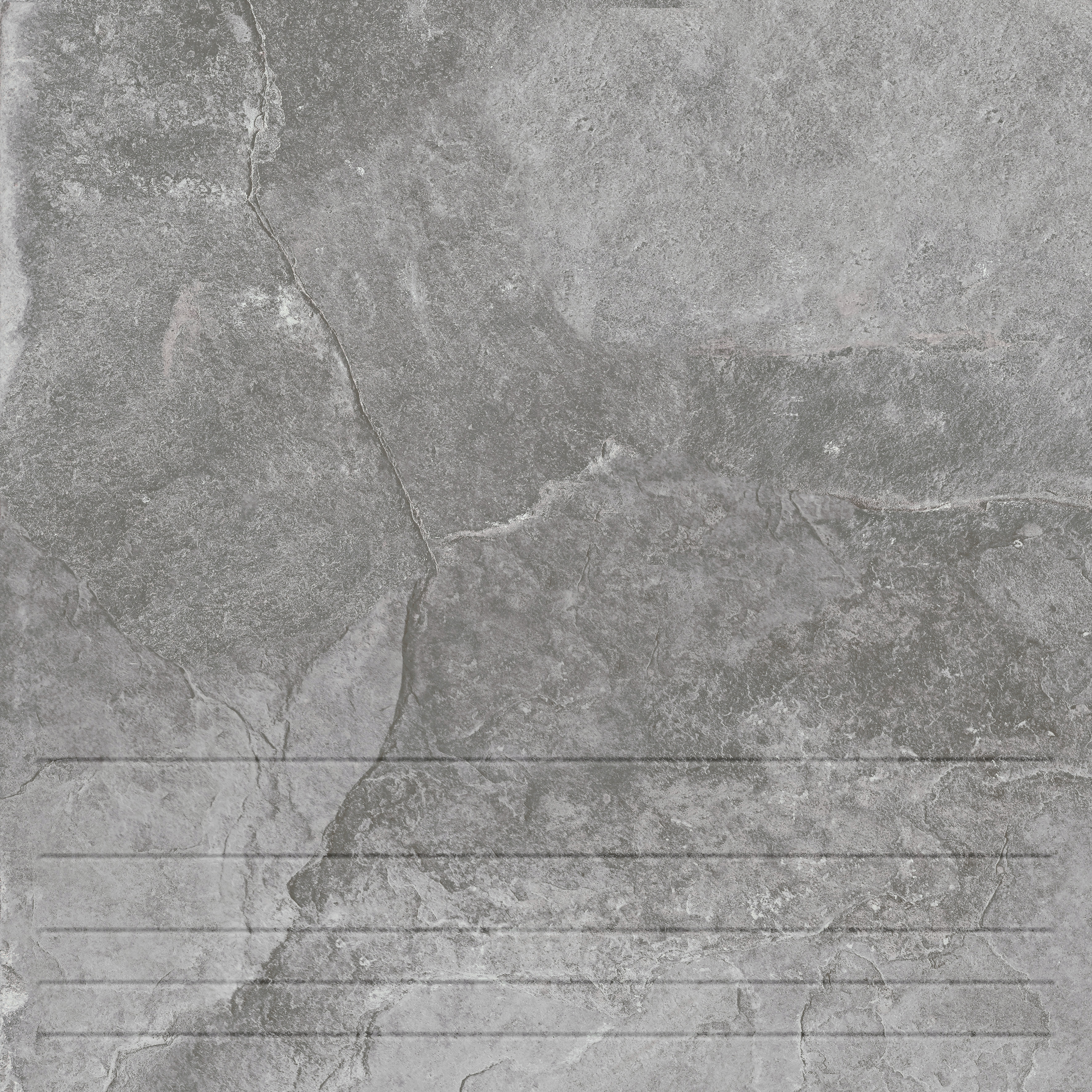 Изображение товара Ступень клинкерная с прямыми краями клинкерная Керамин Касл Рок 2 29.8x29.8 см 1.51 м2 цвет серый