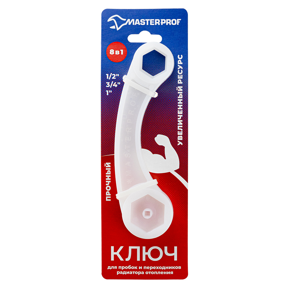 Изображение товара Ключ для пробок и переходников Masterprof 1/2"-1" полиамид