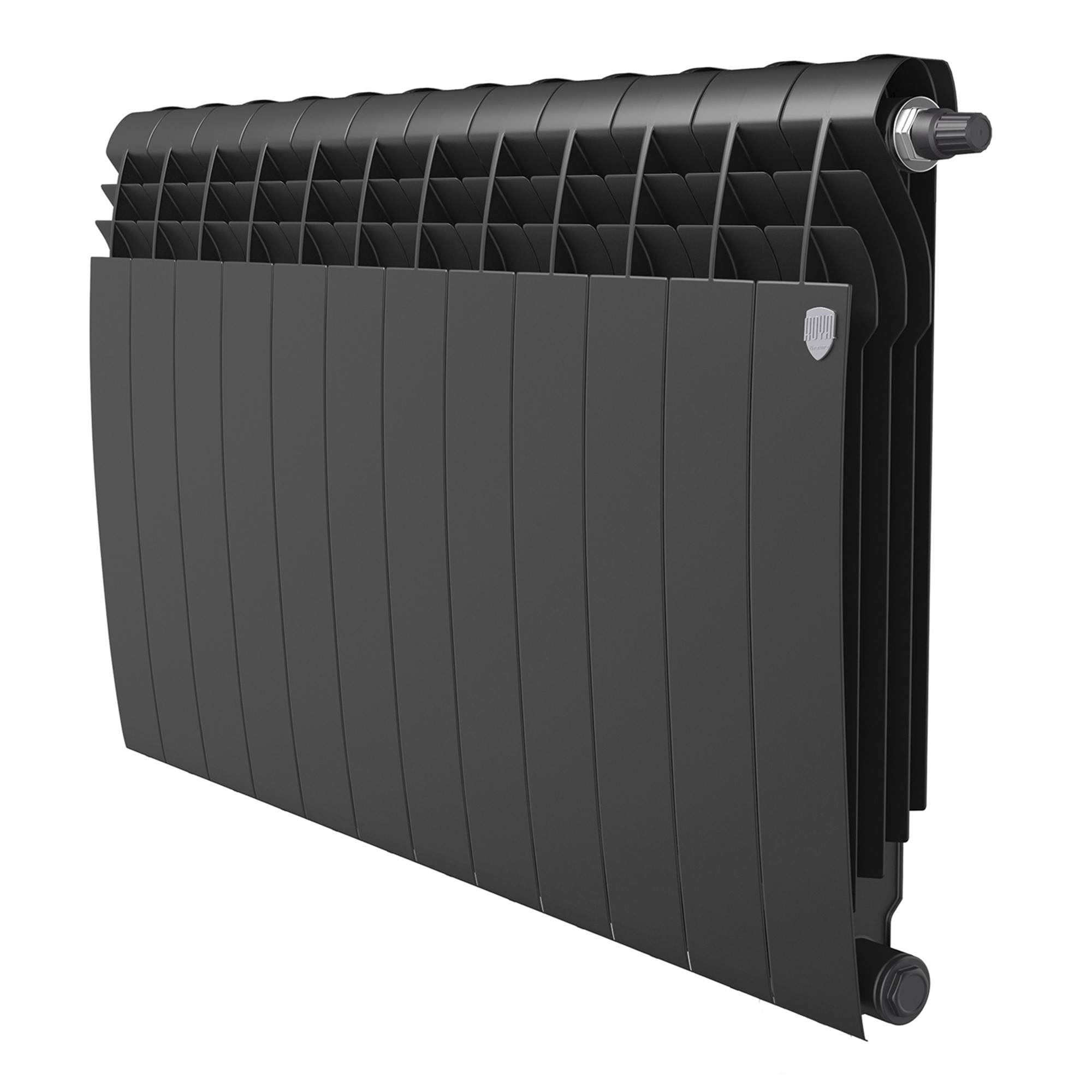Изображение товара Радиатор секционный Royal Thermo Biliner 500/87 12 секций черный