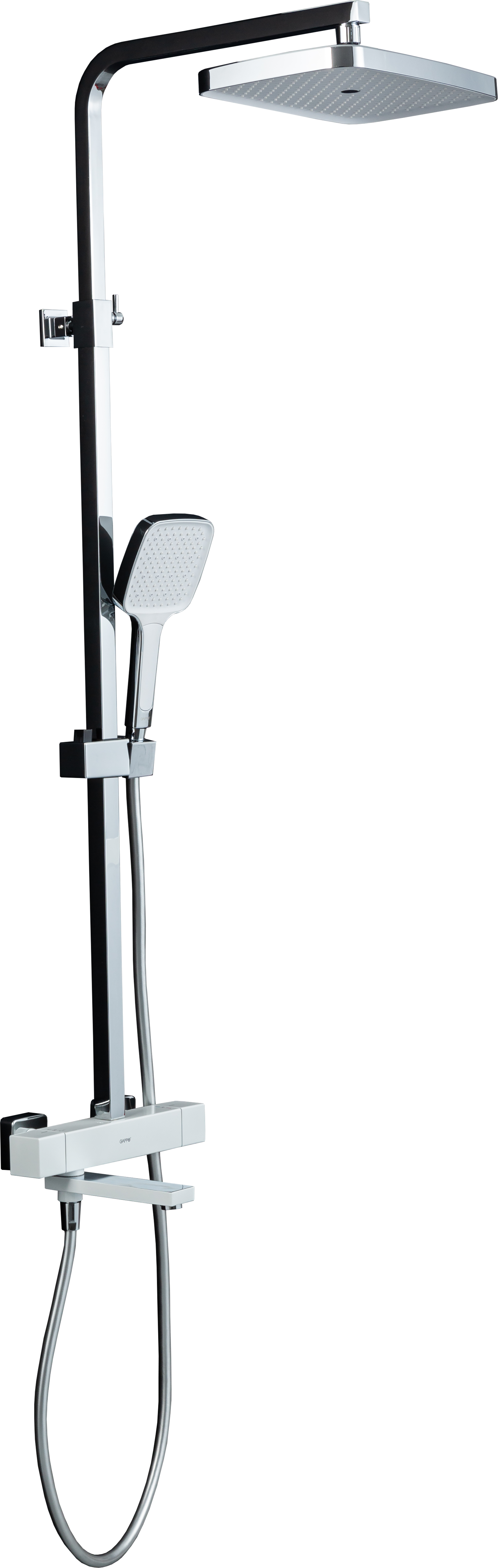 Изображение товара Душевая система Gappo Eder с термостатом и хромированным покрытием