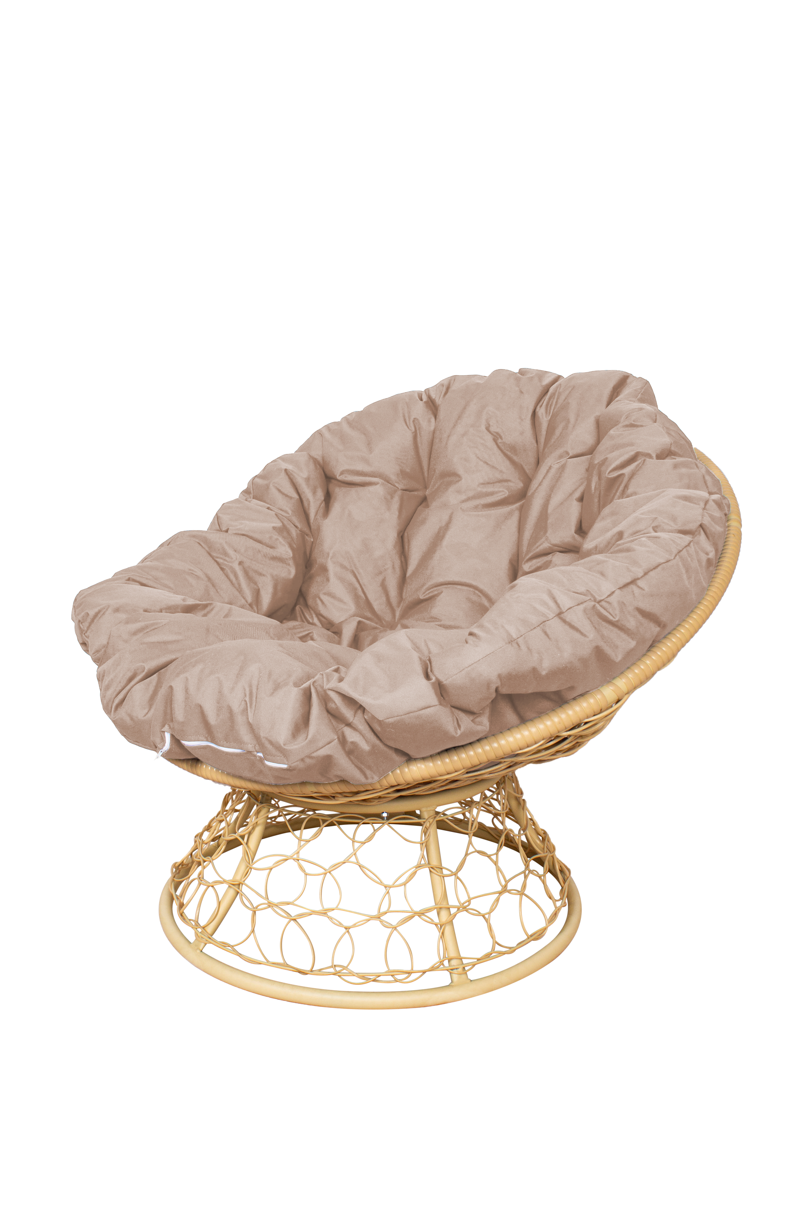 Изображение товара Кресло садовое с подушкой M-group ПАПАСАН с ротангом бежевое 98х81х79 см Изображение товара Кресло садовое с подушкой M-group ПАПАСАН с ротангом бежевое 98х81х79 см