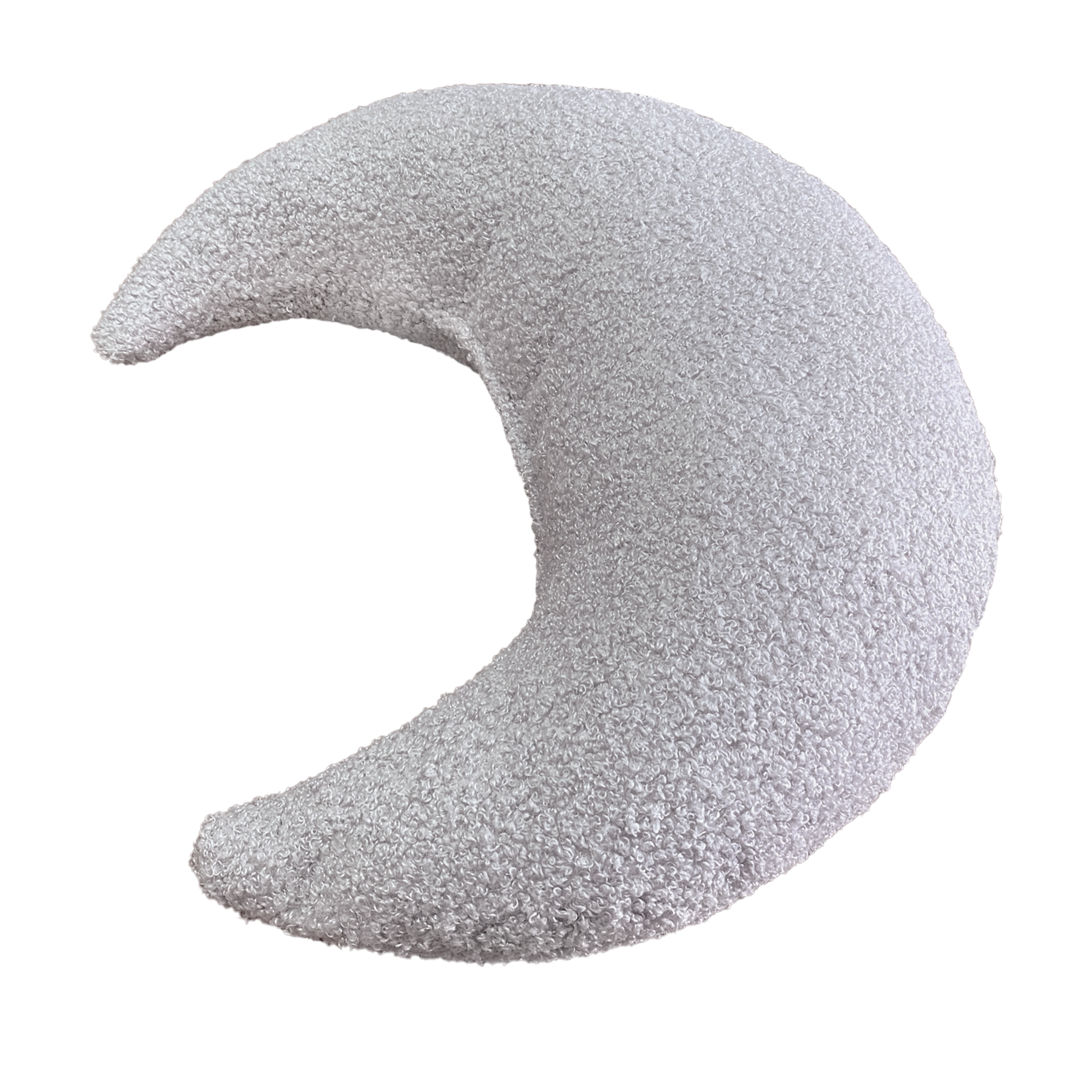 Изображение товара Декоративная подушка Месяц 30x50 см светло-серого цвета для интерьера и отдыха