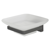 Изображение товара Мыльница Swensa Lucid SWR-5400-02-GRY, подвесная, стекло/металл, цвет графит Изображение товара Мыльница Swensa Lucid SWR-5400-02-GRY, подвесная, стекло/металл, цвет графит