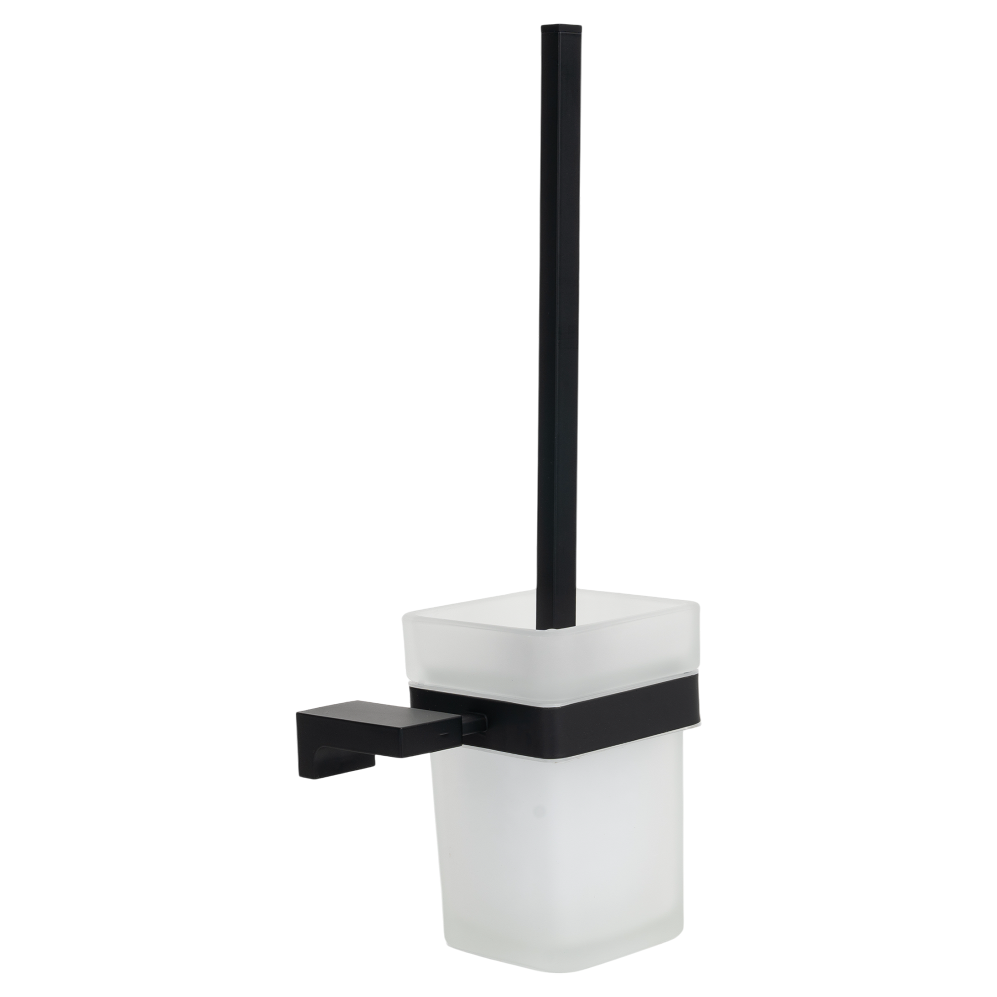 Изображение товара Ёршик для унитаза Swensa Lucid SWR-5400-08-BLK подвесной черный
