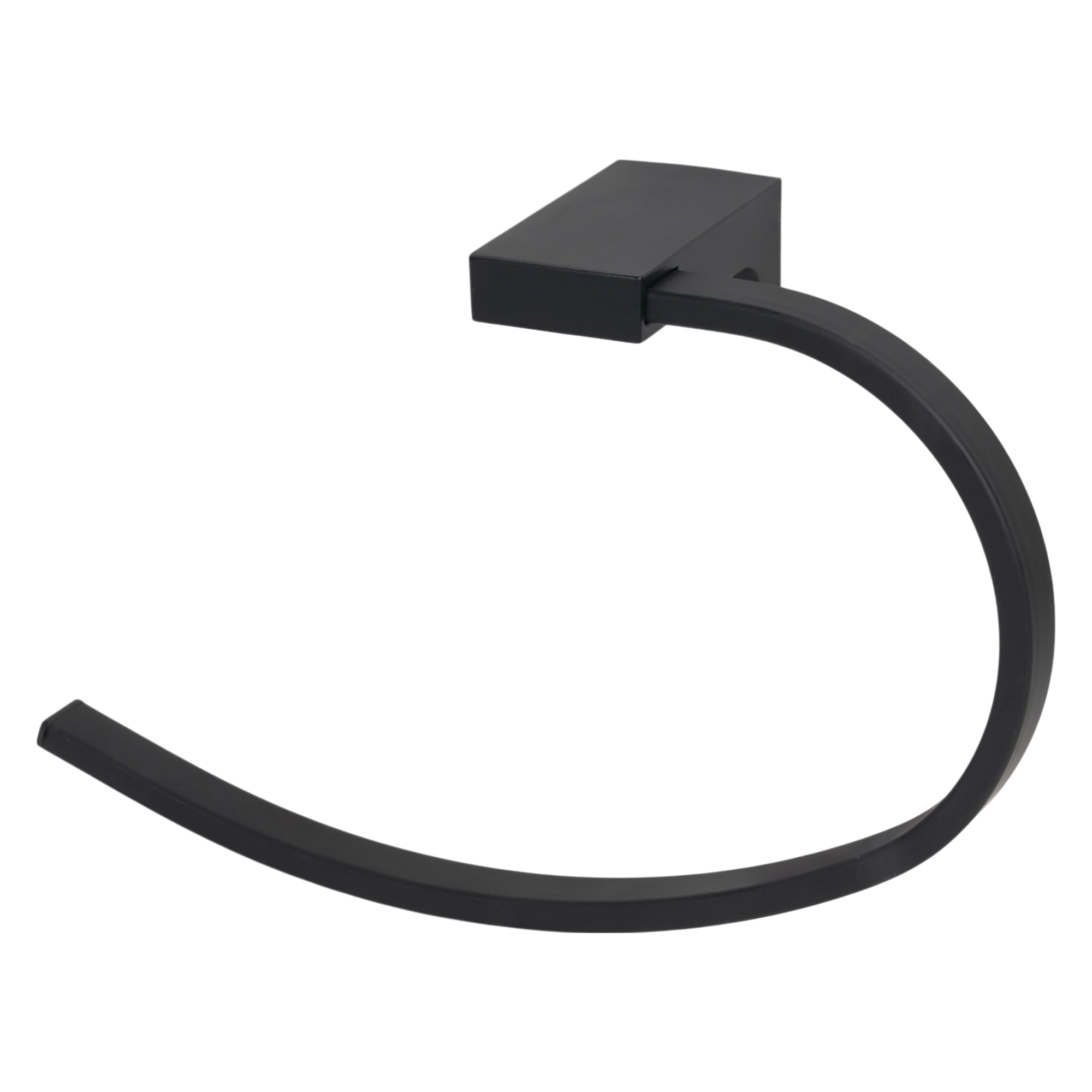 Изображение товара Держатель для полотенец Swensa Lucid SWR-5400-07-BLK кольцо цвет черный Изображение товара Держатель для полотенец Swensa Lucid SWR-5400-07-BLK кольцо цвет черный