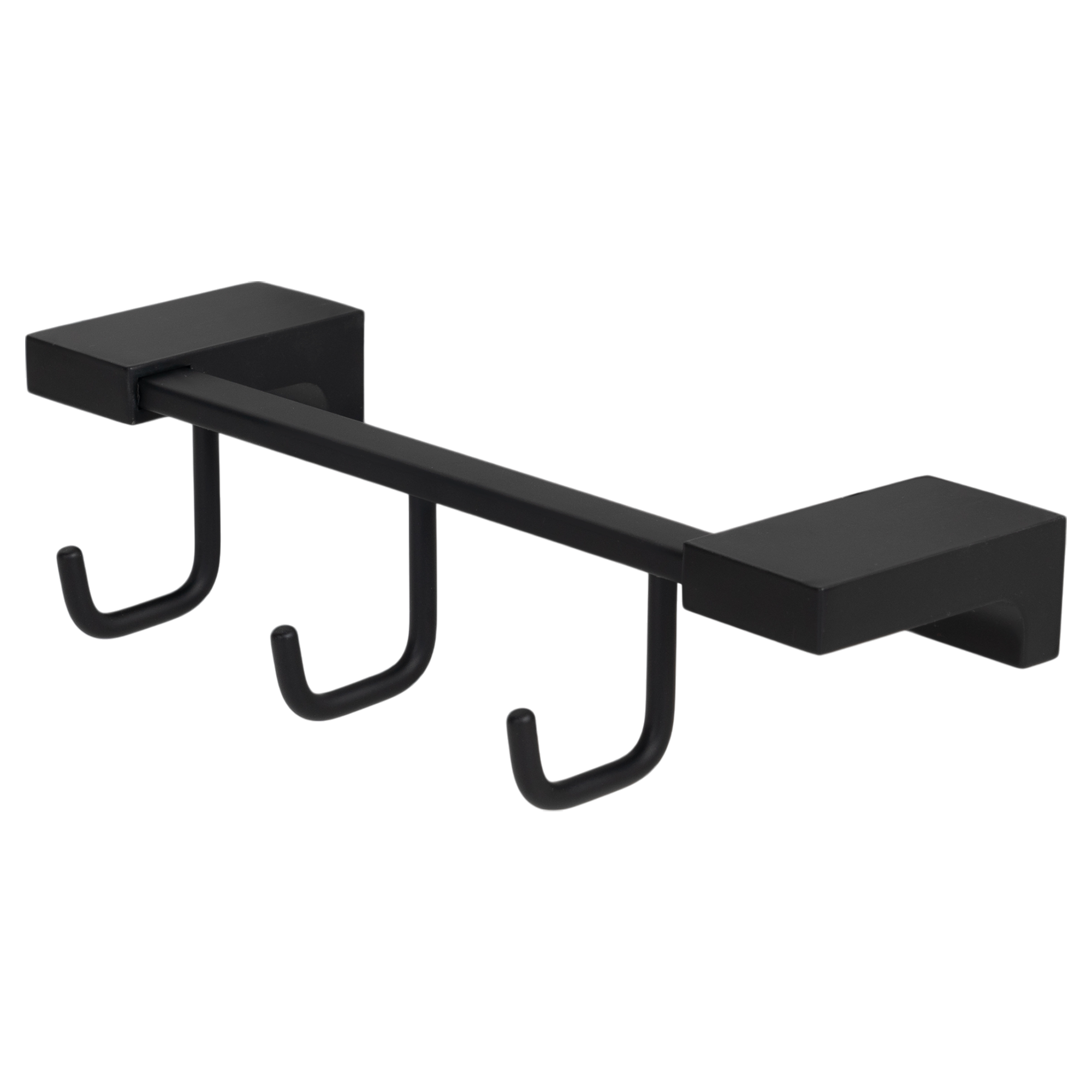 Изображение товара Вешалка Swensa Lucid SWR-5400-10-BLK, металл, 3 крючка, цвет черный