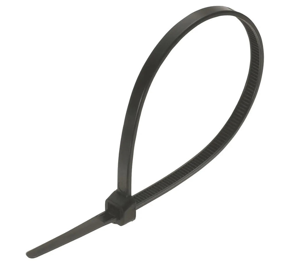 Изображение товара Кабельная стяжка Dori 2.5x100 мм нейлон цвет черный 500 шт.