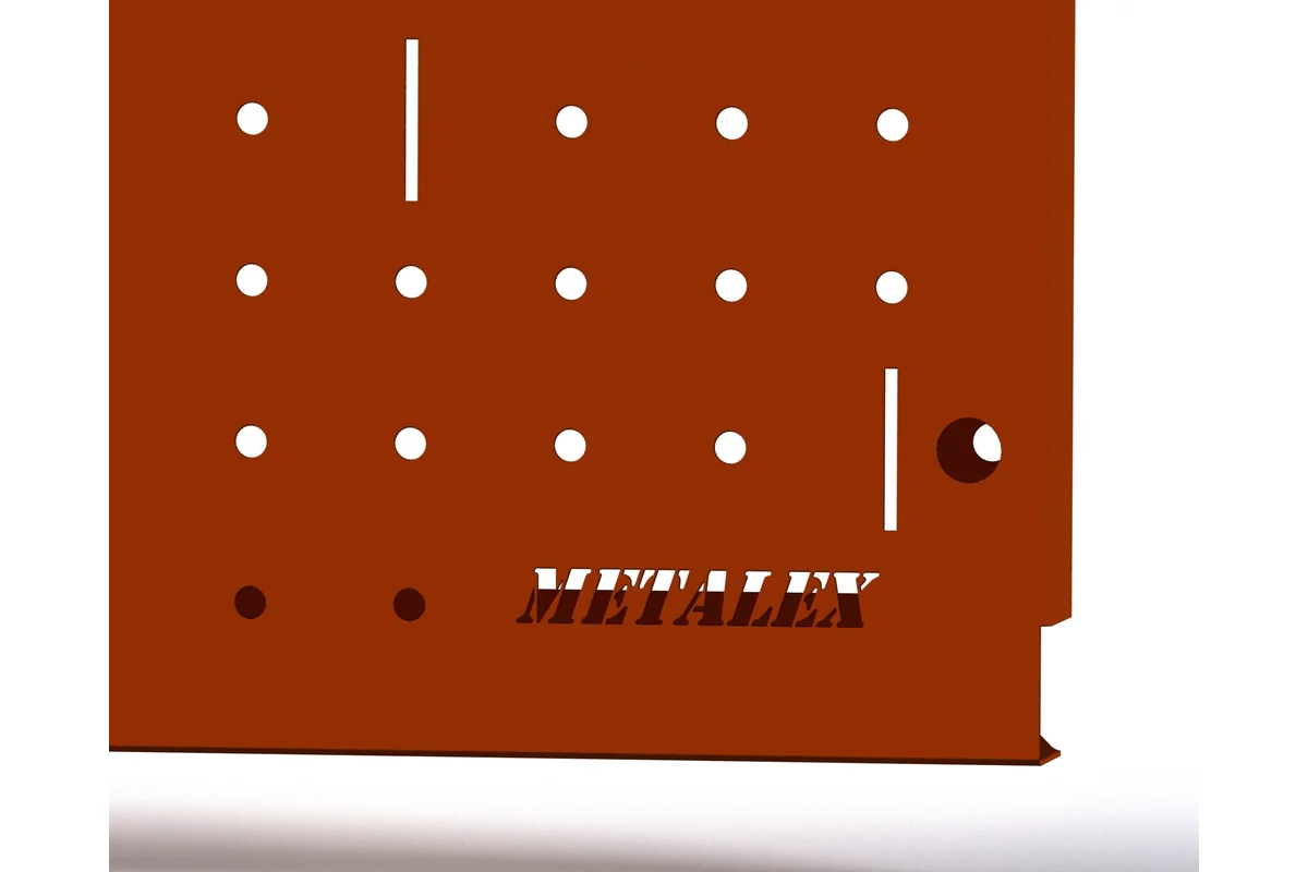 Изображение товара Панель для инструментов Metalex Pro5060 50x500 мм металлическая перфопанель Россия